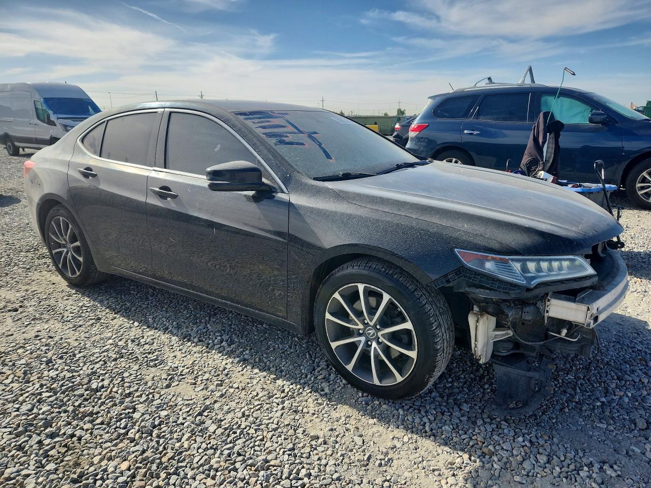 2015 Acura Tlx Черный vin: 19UUB2F34FA025030