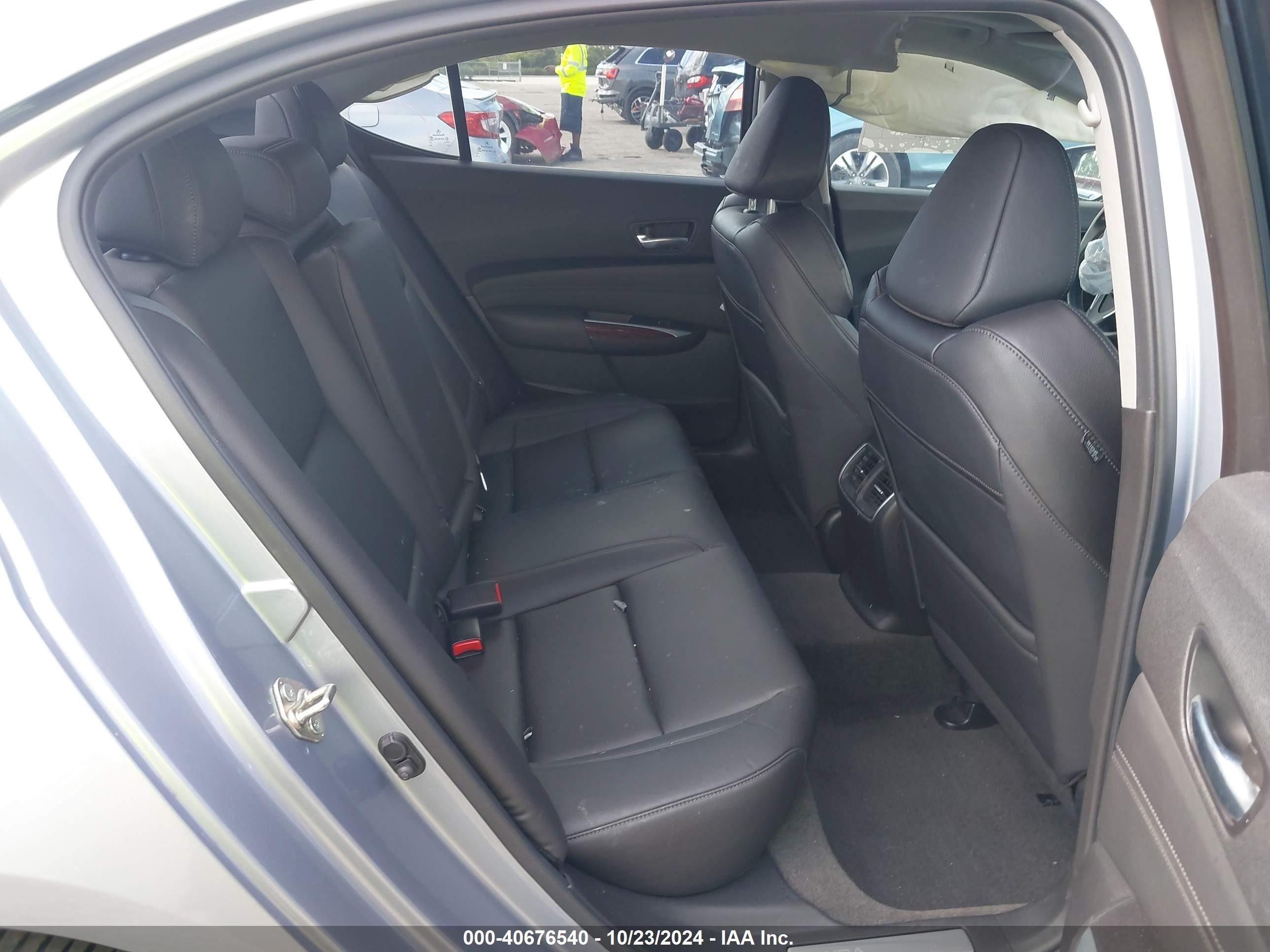 2015 Acura Tlx V6 Silver vin: 19UUB2F35FA004834