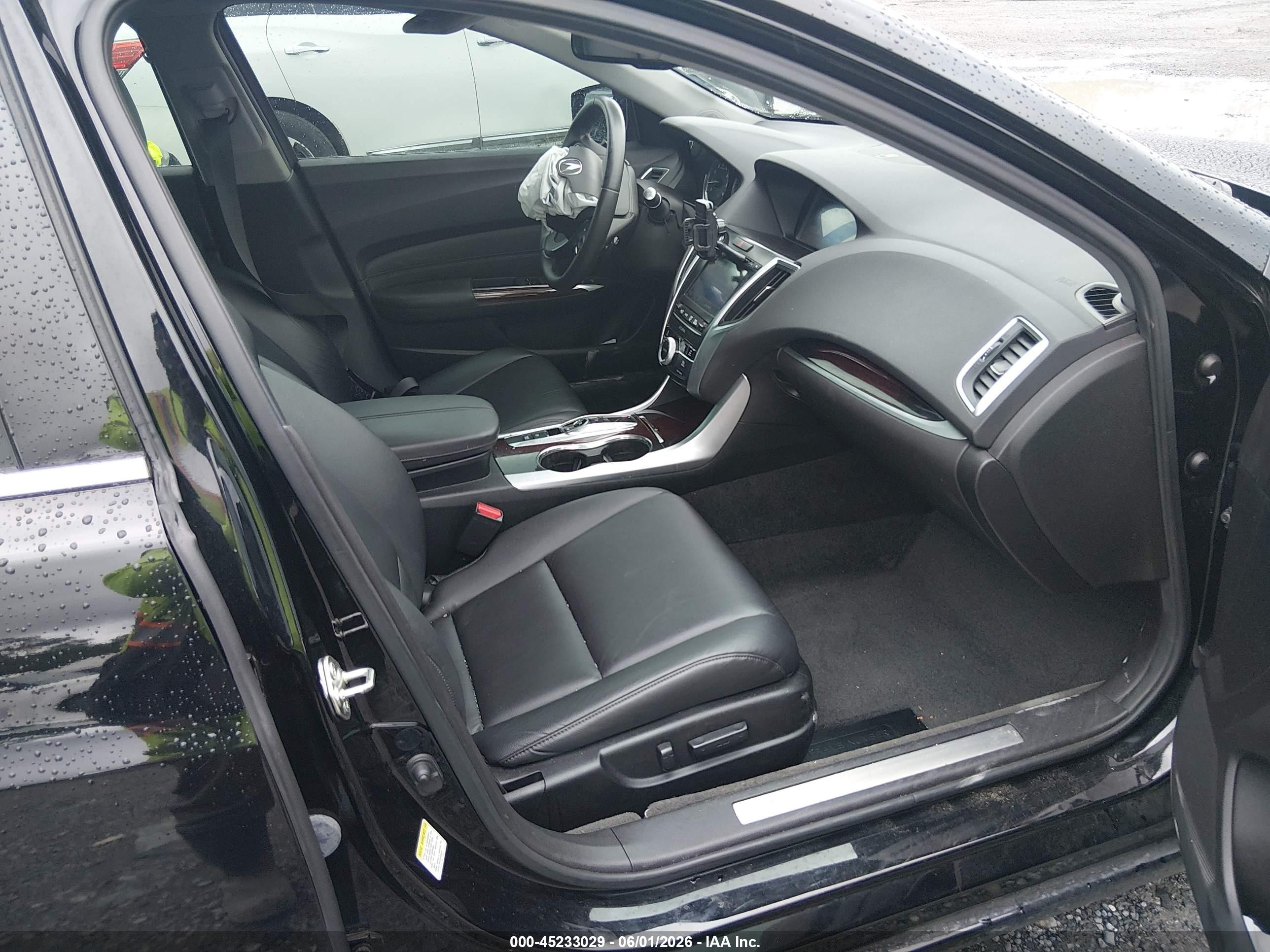 2015 Acura Tlx V6 Black vin: 19UUB2F35FA024579