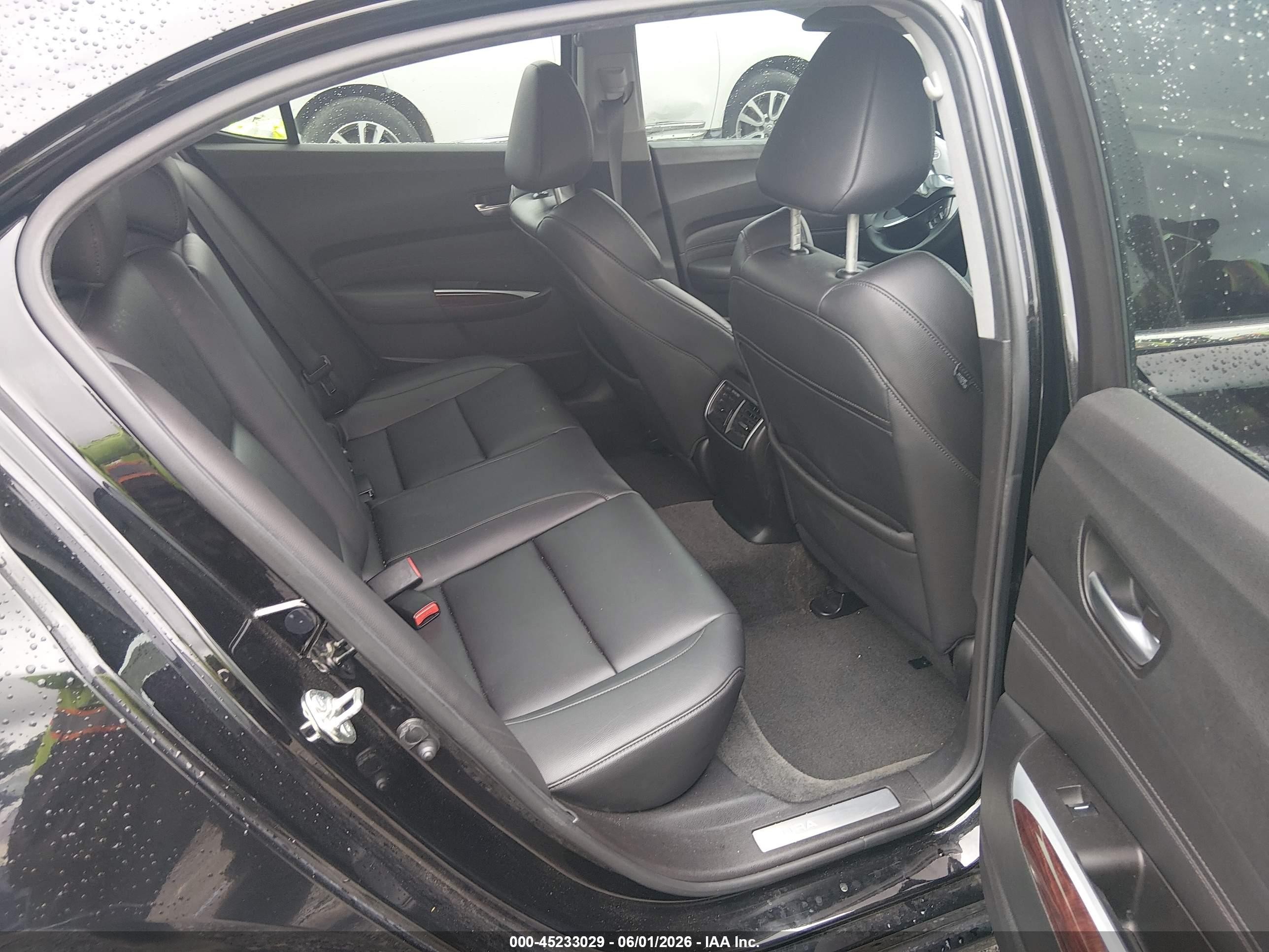 2015 Acura Tlx V6 Black vin: 19UUB2F35FA024579
