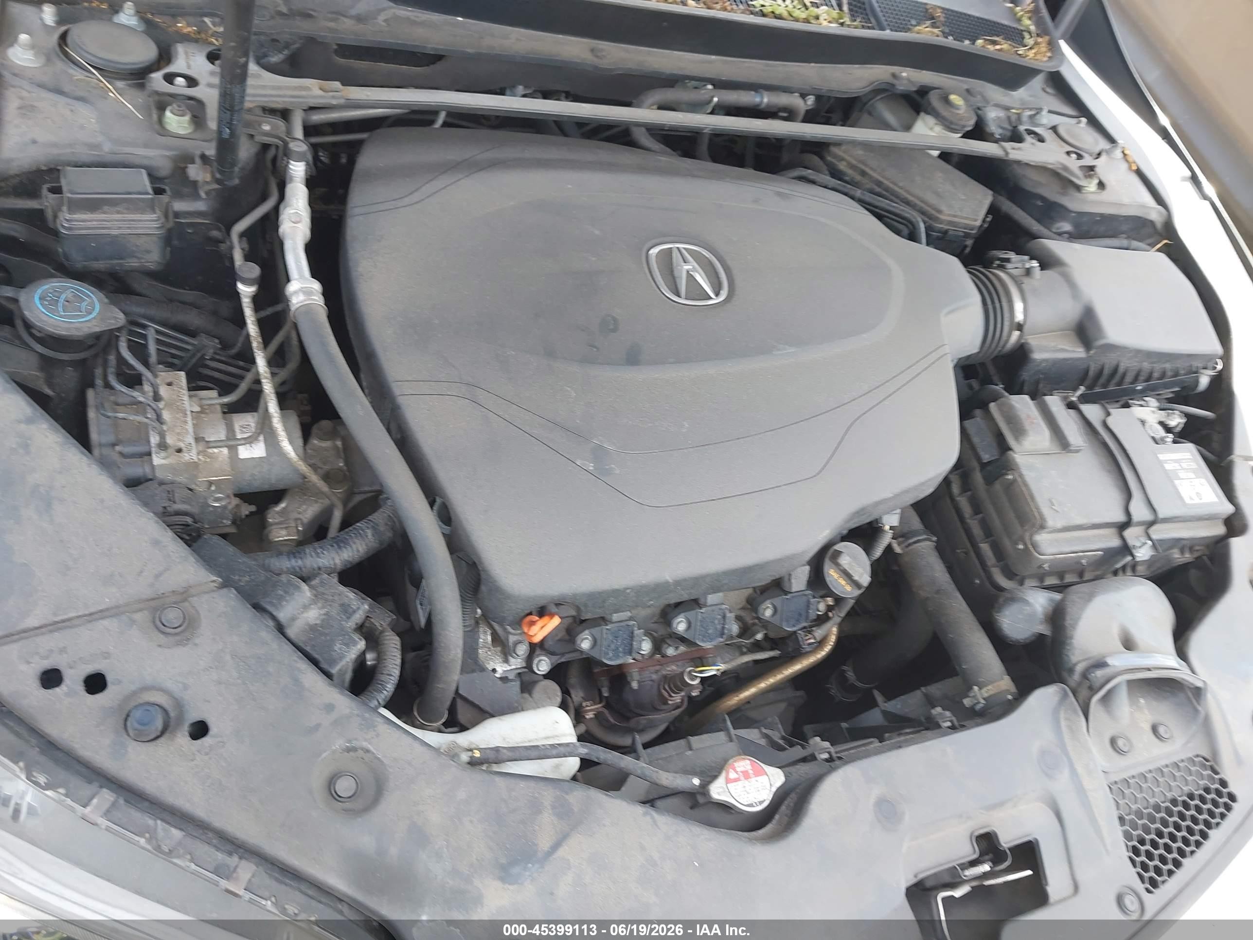 2015 Acura Tlx V6 Black vin: 19UUB2F36FA016538