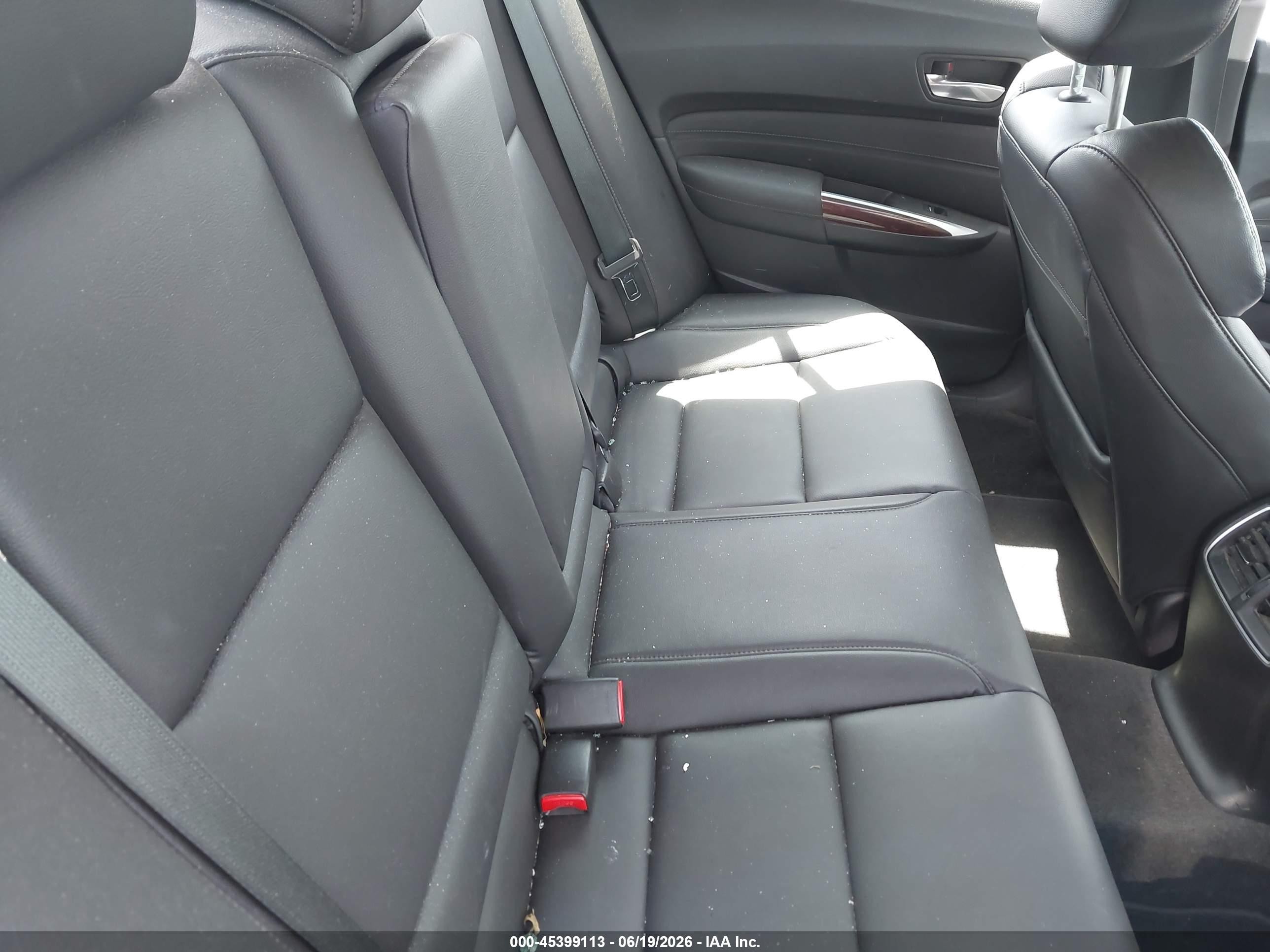 2015 Acura Tlx V6 Black vin: 19UUB2F36FA016538