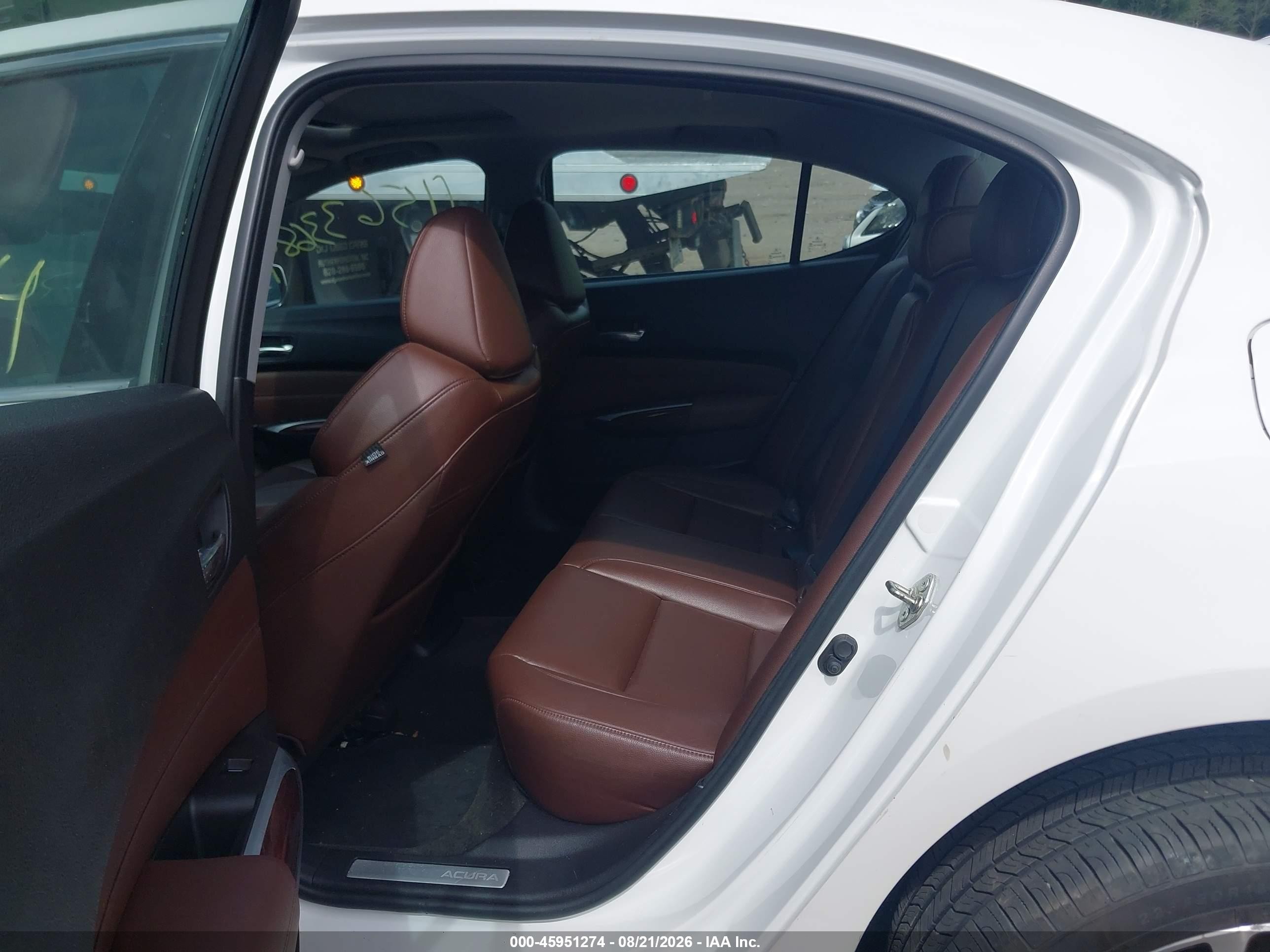 2015 Acura Tlx V6 White vin: 19UUB2F37FA015222