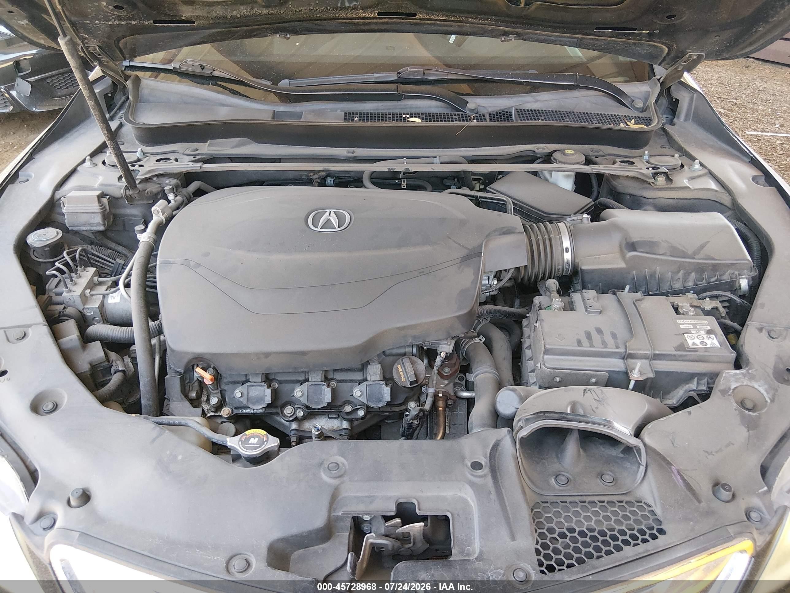 2015 Acura Tlx V6 Black vin: 19UUB2F37FA022638