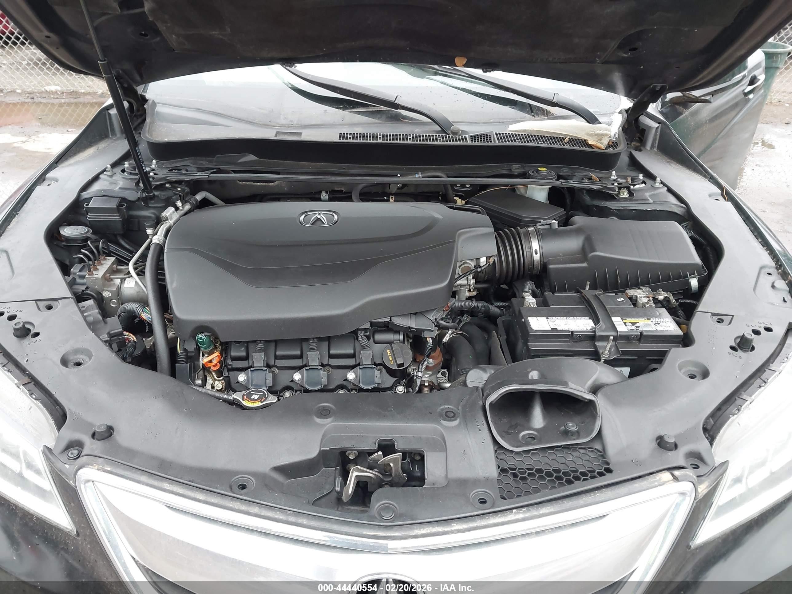 2015 Acura Tlx V6 Black vin: 19UUB2F37FA024552