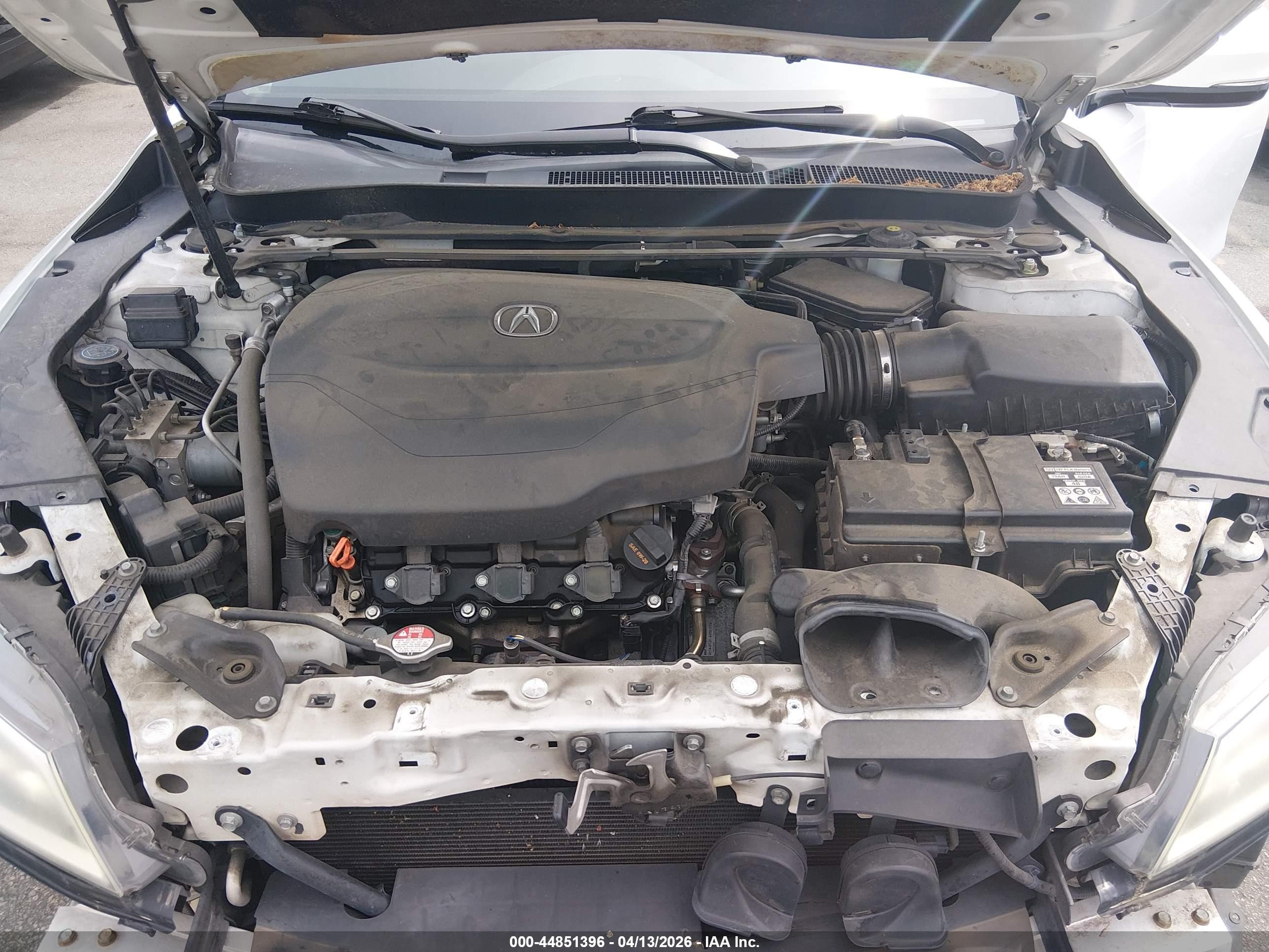 2015 Acura Tlx V6 White vin: 19UUB2F38FA002026