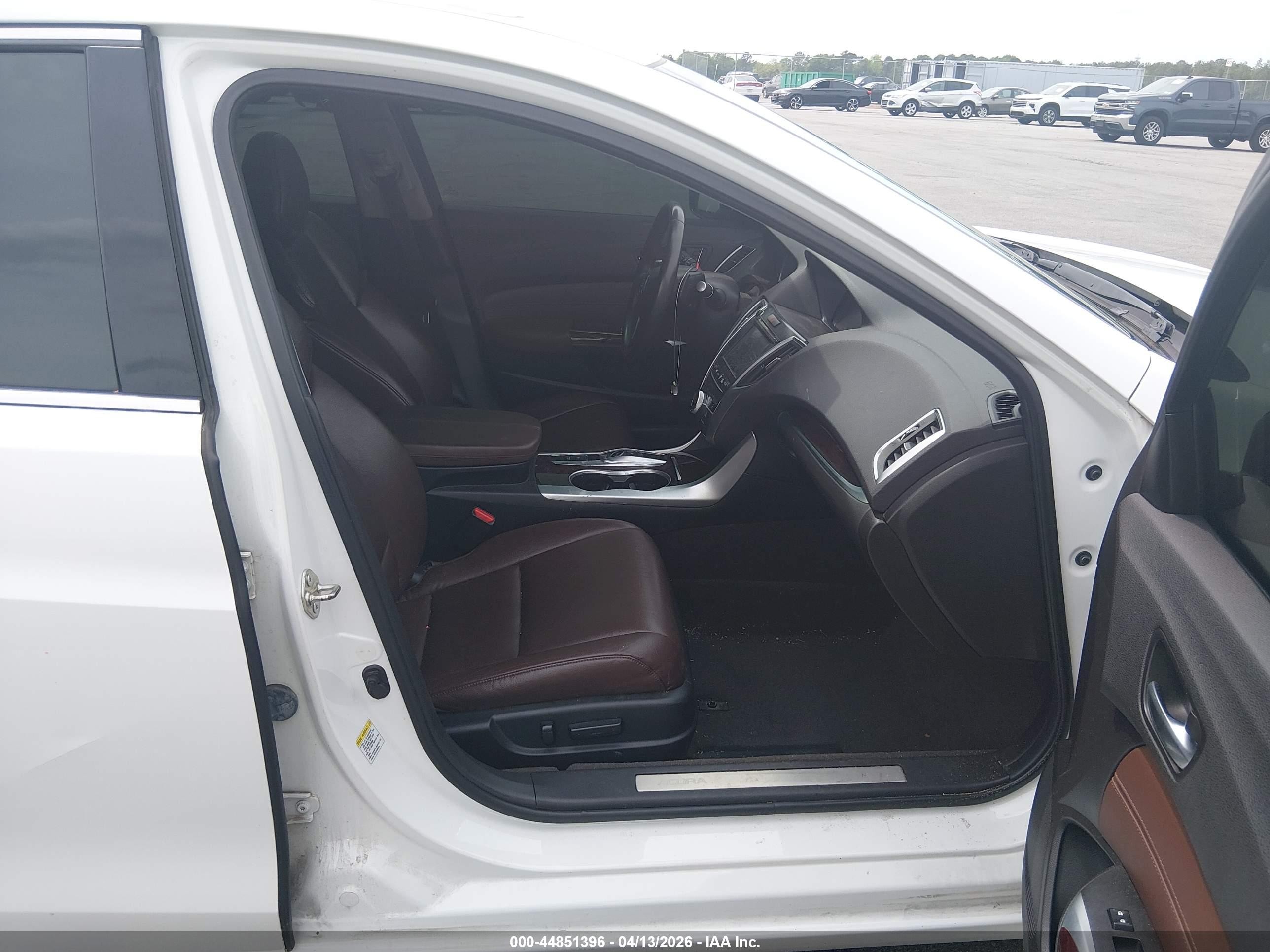 2015 Acura Tlx V6 White vin: 19UUB2F38FA002026
