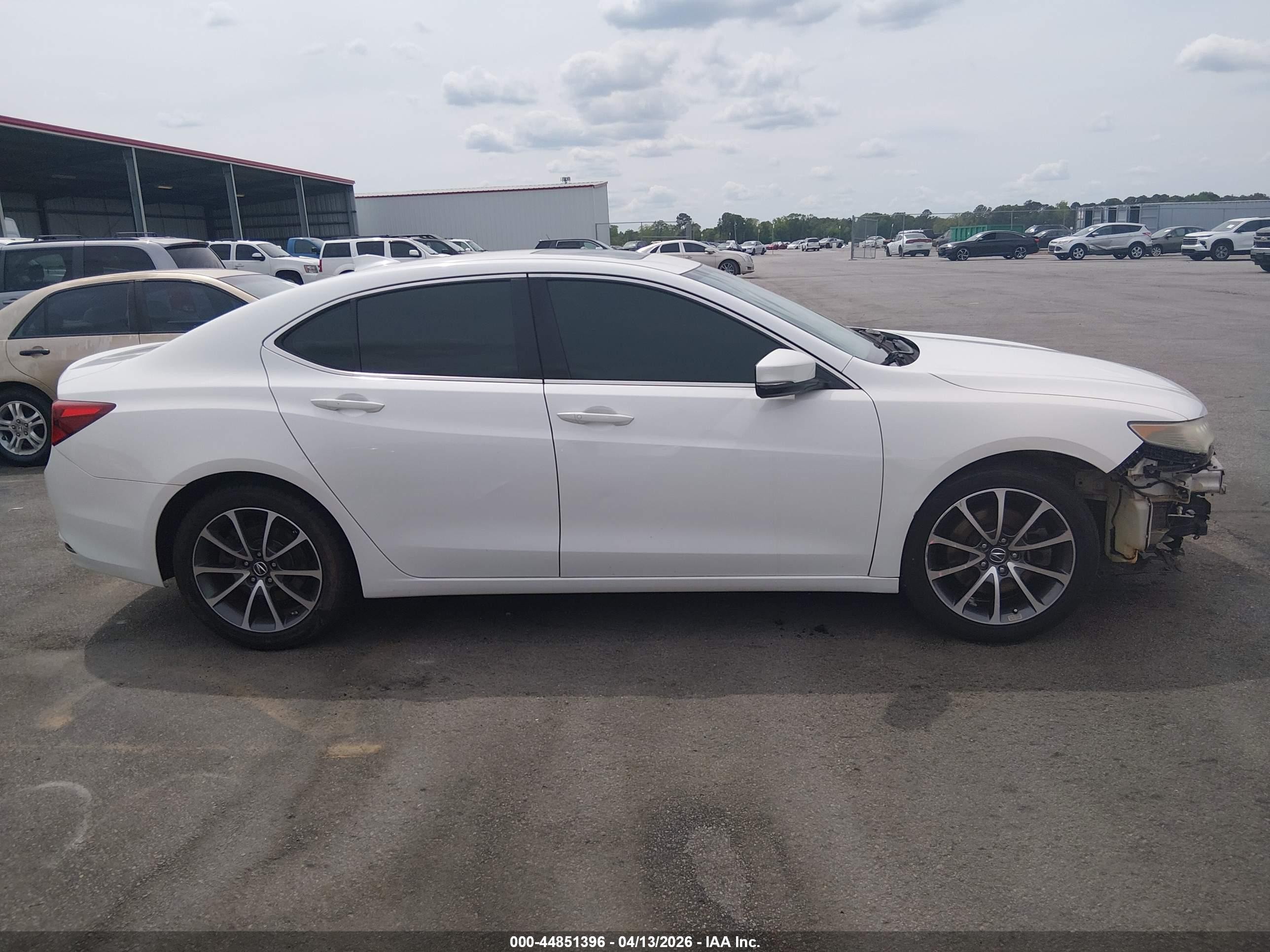 2015 Acura Tlx V6 White vin: 19UUB2F38FA002026