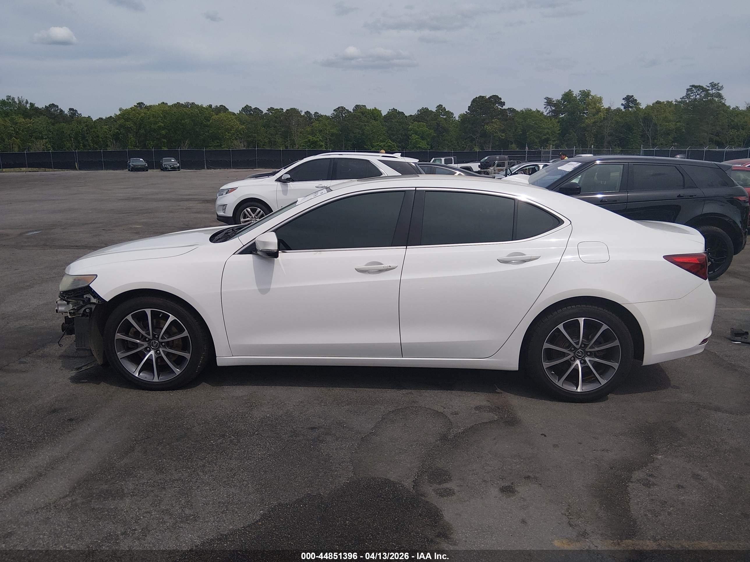 2015 Acura Tlx V6 White vin: 19UUB2F38FA002026