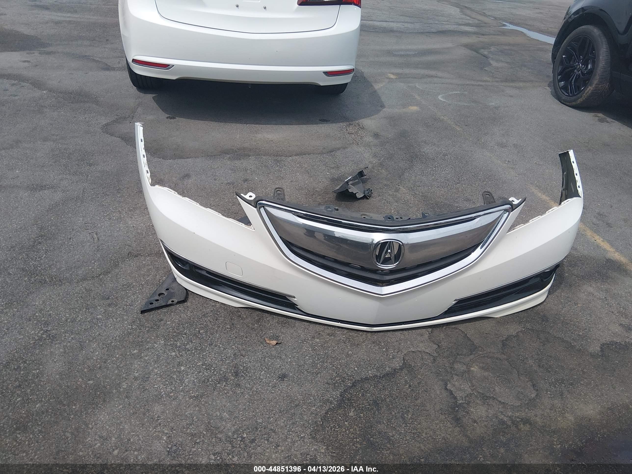 2015 Acura Tlx V6 White vin: 19UUB2F38FA002026