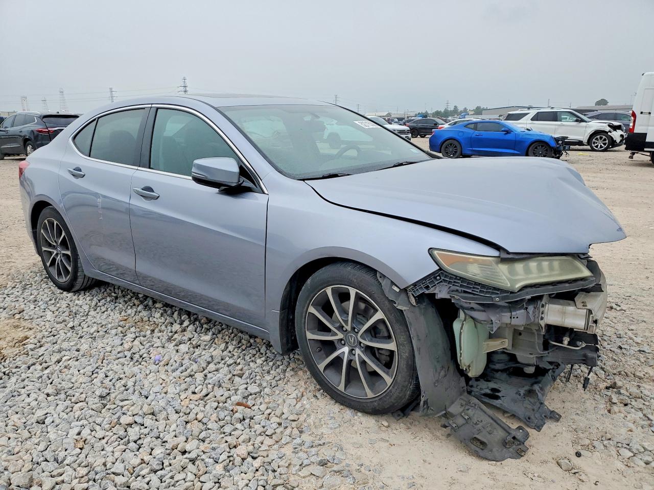 2015 Acura Tlx Silver vin: 19UUB2F38FA016637