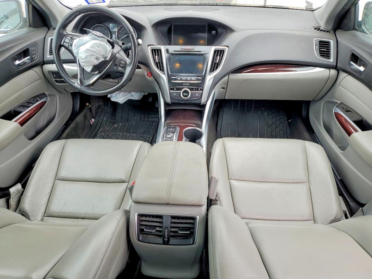2015 Acura Tlx Silver vin: 19UUB2F38FA016637