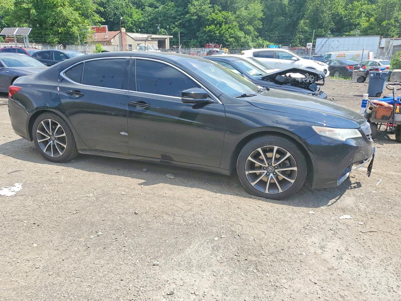 2015 Acura Tlx Black vin: 19UUB2F38FA018453