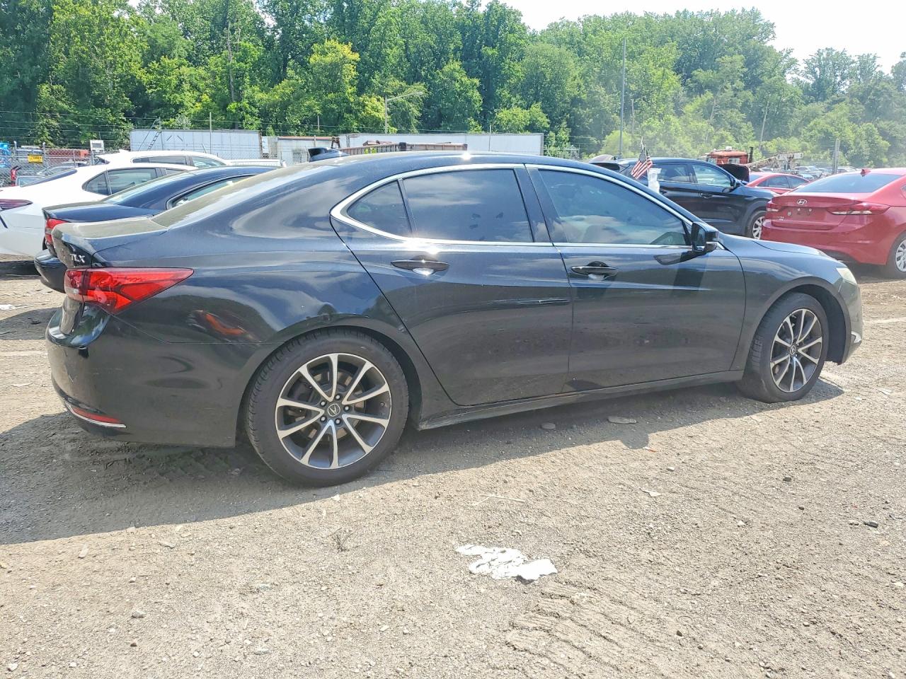 2015 Acura Tlx Black vin: 19UUB2F38FA018453