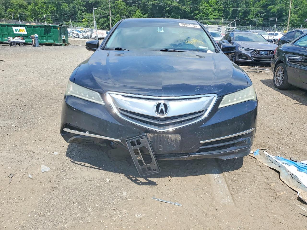 2015 Acura Tlx Black vin: 19UUB2F38FA018453