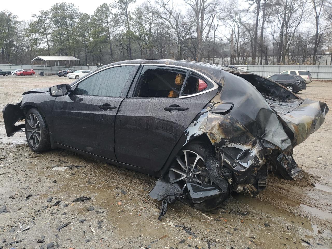 2015 Acura Tlx Black vin: 19UUB2F39FA006733