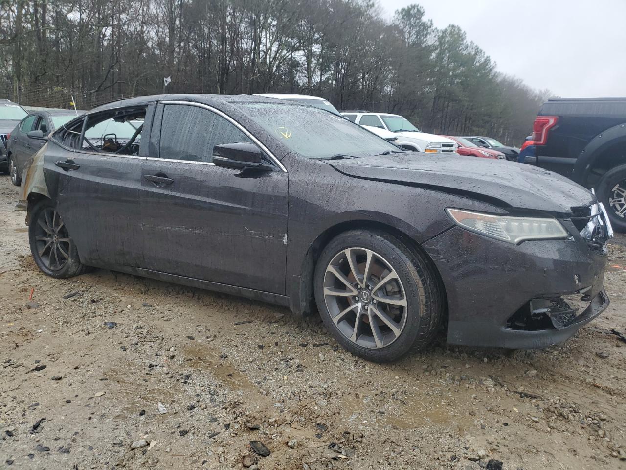 2015 Acura Tlx Black vin: 19UUB2F39FA006733