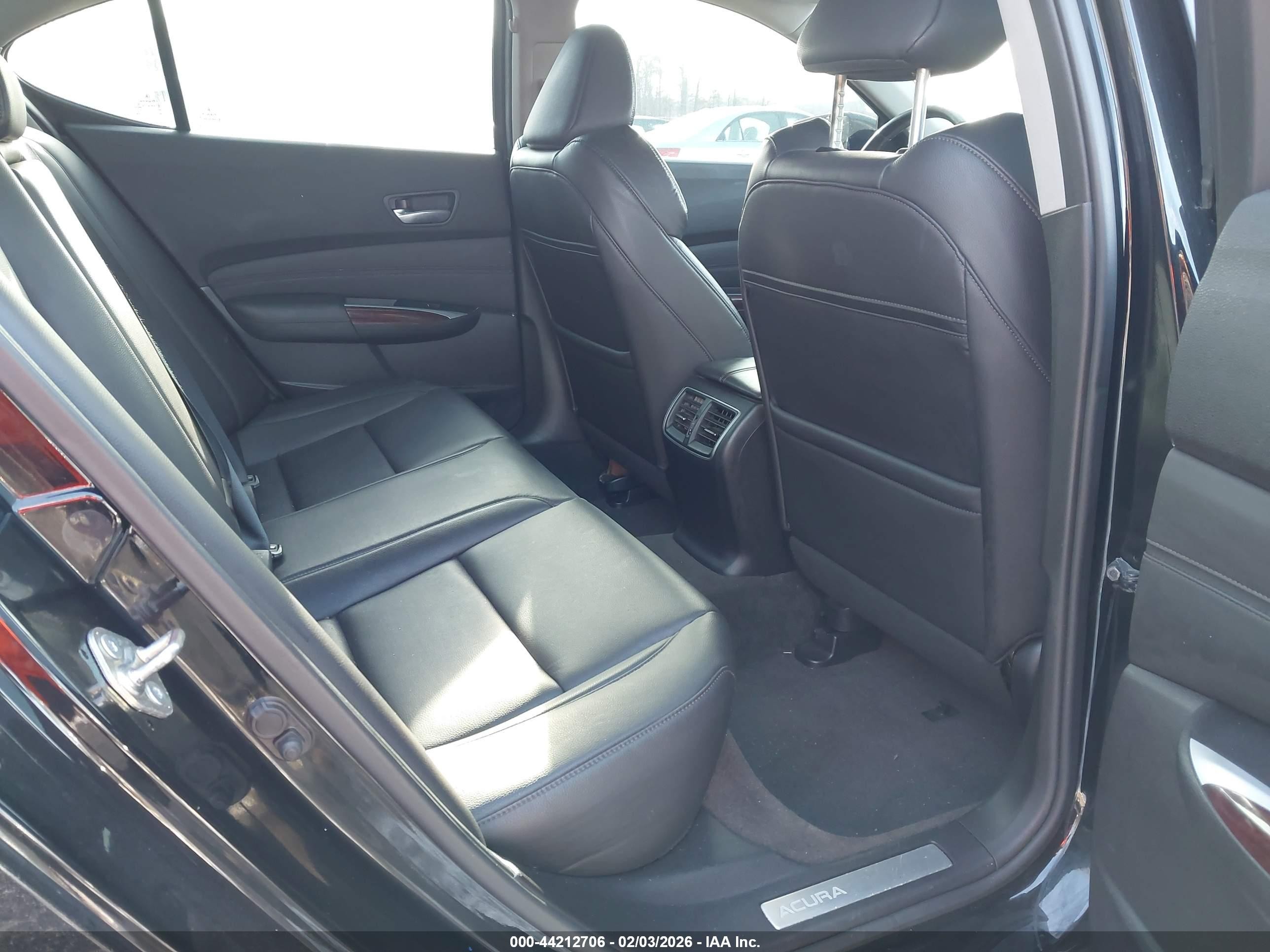 2015 Acura Tlx V6 Black vin: 19UUB2F39FA012354