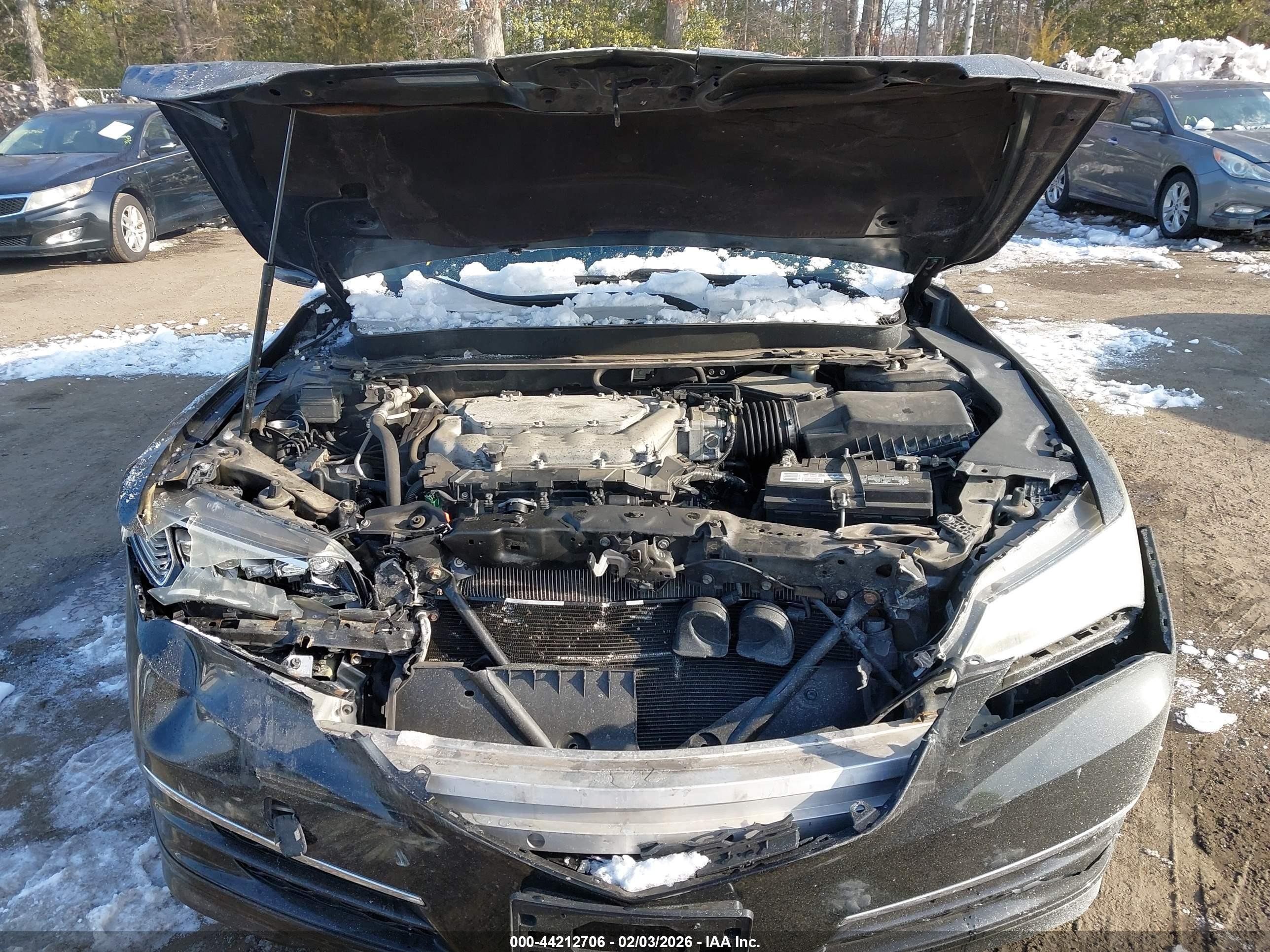 2015 Acura Tlx V6 Black vin: 19UUB2F39FA012354
