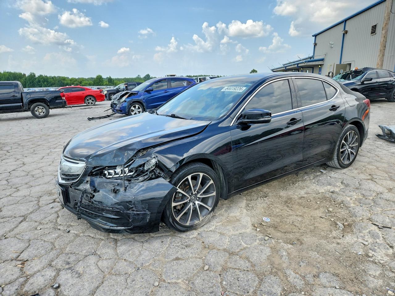 2015 Acura Tlx Черный vin: 19UUB2F39FA013553