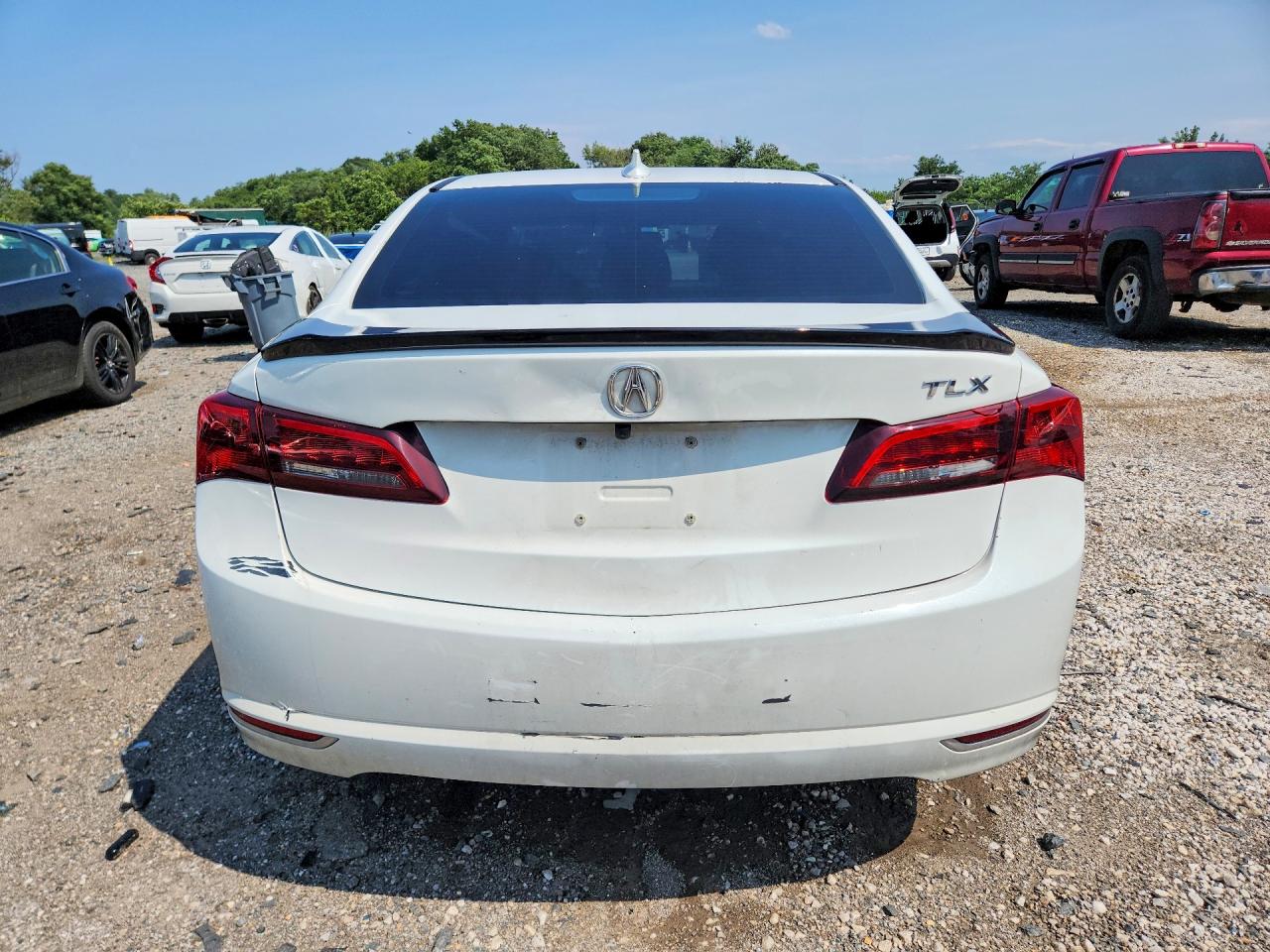 2015 Acura Tlx White vin: 19UUB2F39FA017926