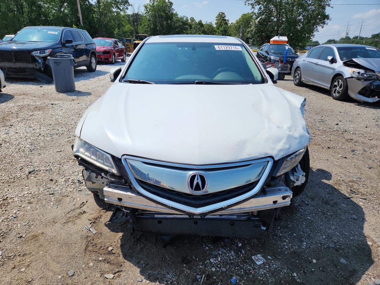 2015 Acura Tlx White vin: 19UUB2F39FA017926