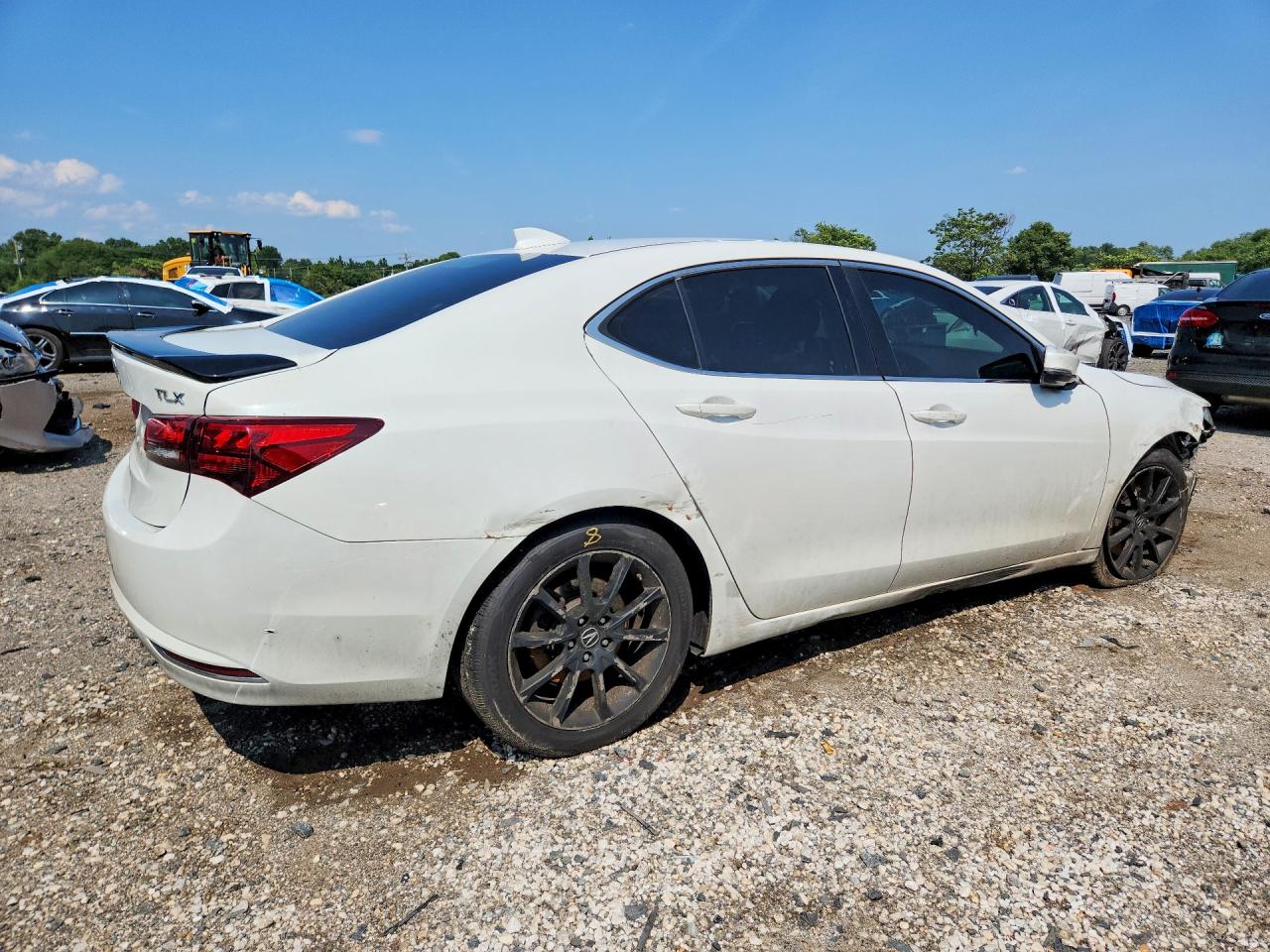 2015 Acura Tlx White vin: 19UUB2F39FA017926