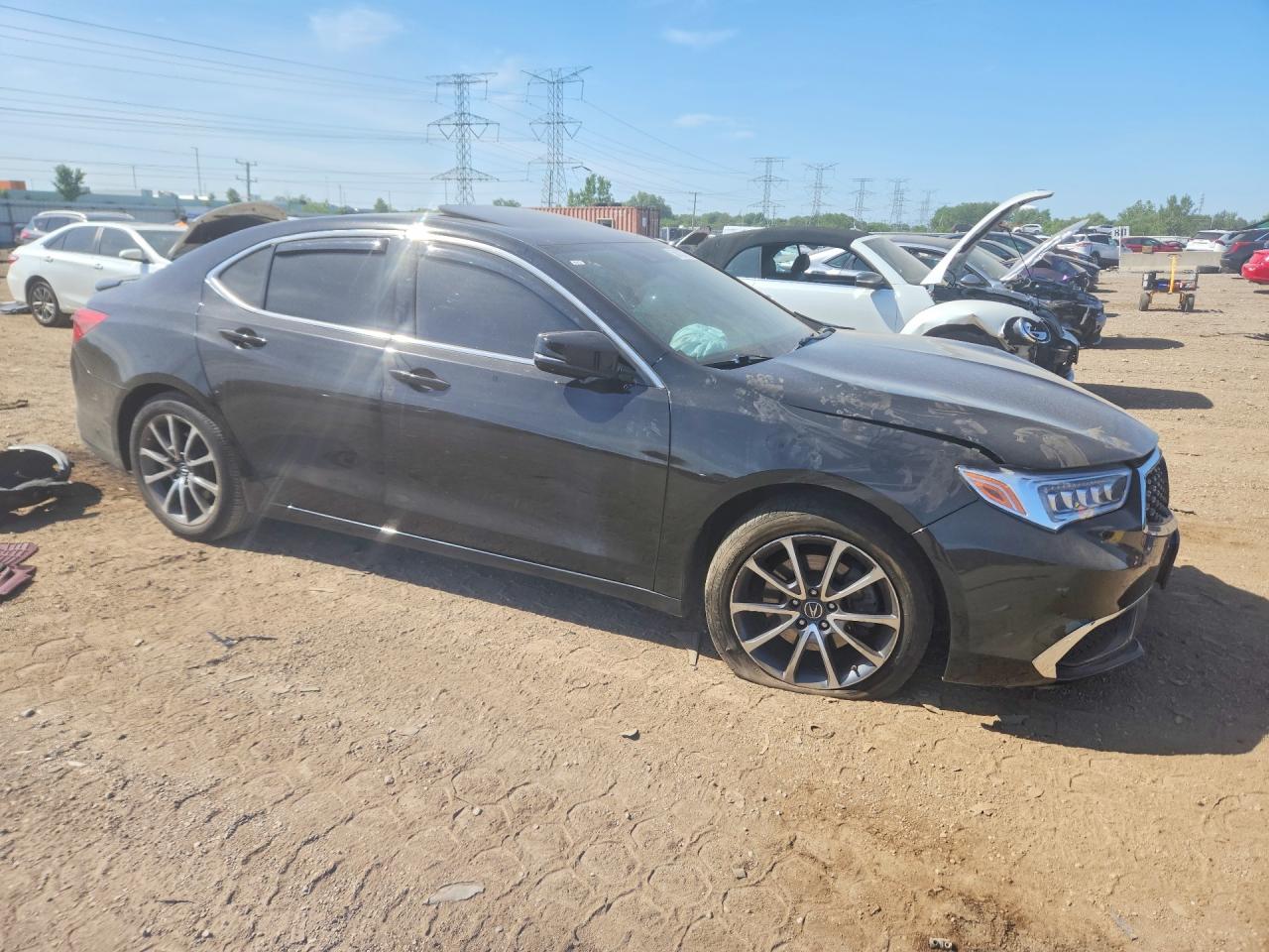 2018 Acura Tlx Black vin: 19UUB2F39JA006191