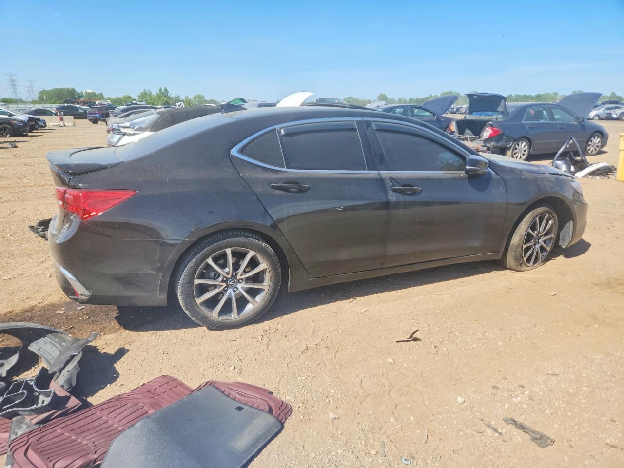 2018 Acura Tlx Black vin: 19UUB2F39JA006191