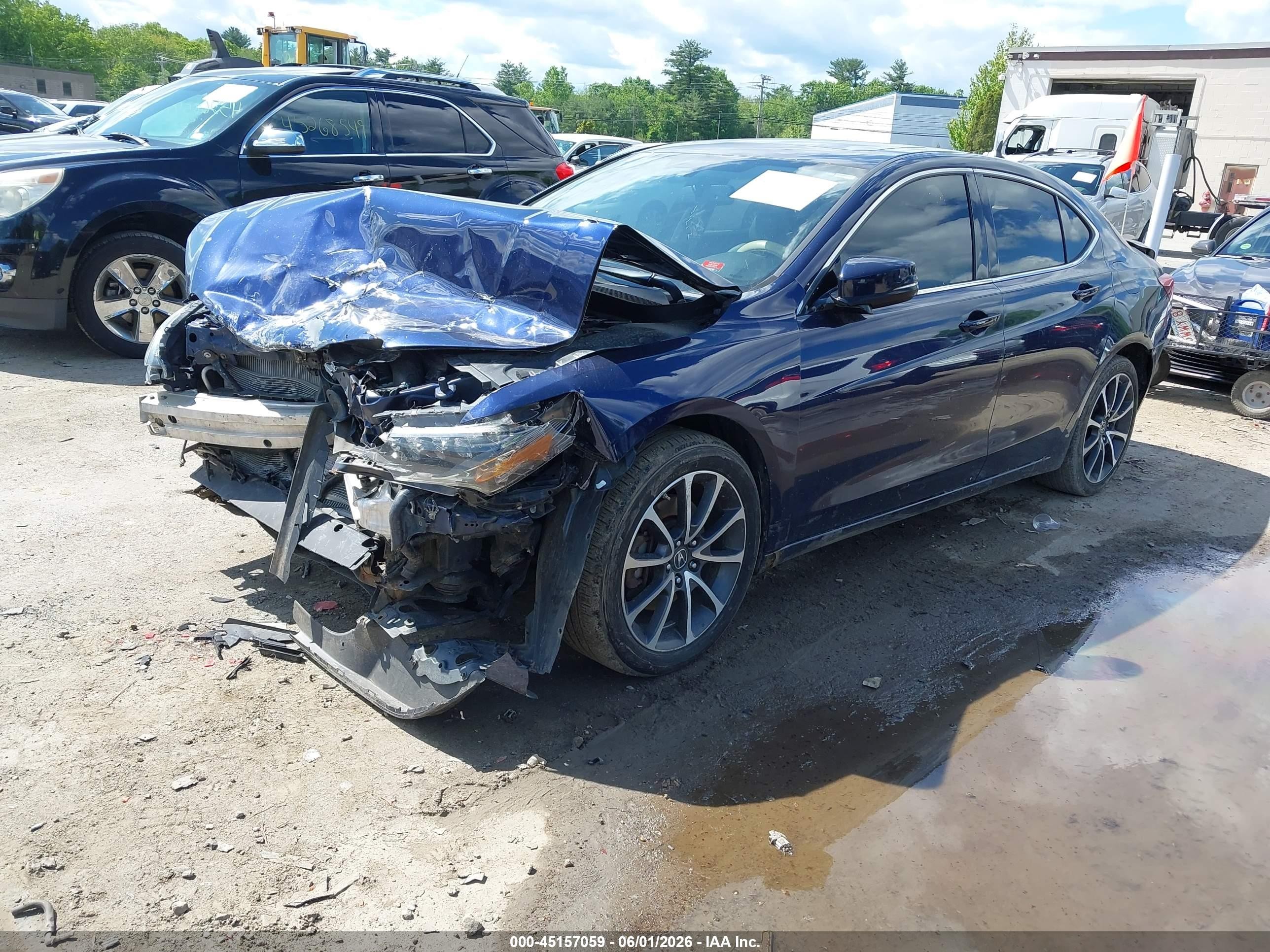 2015 Acura Tlx V6 Navy vin: 19UUB2F3XFA006708