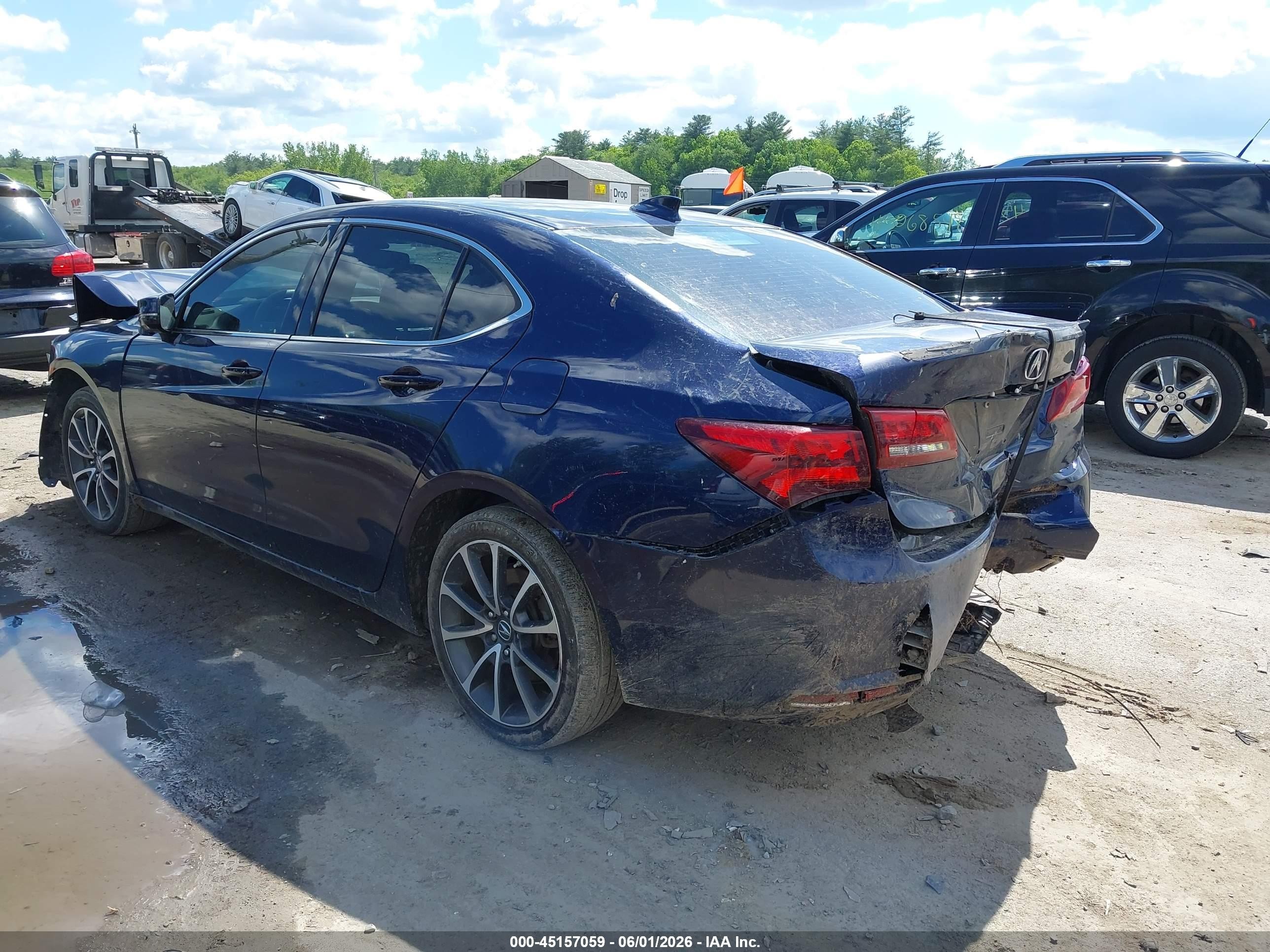 2015 Acura Tlx V6 Navy vin: 19UUB2F3XFA006708