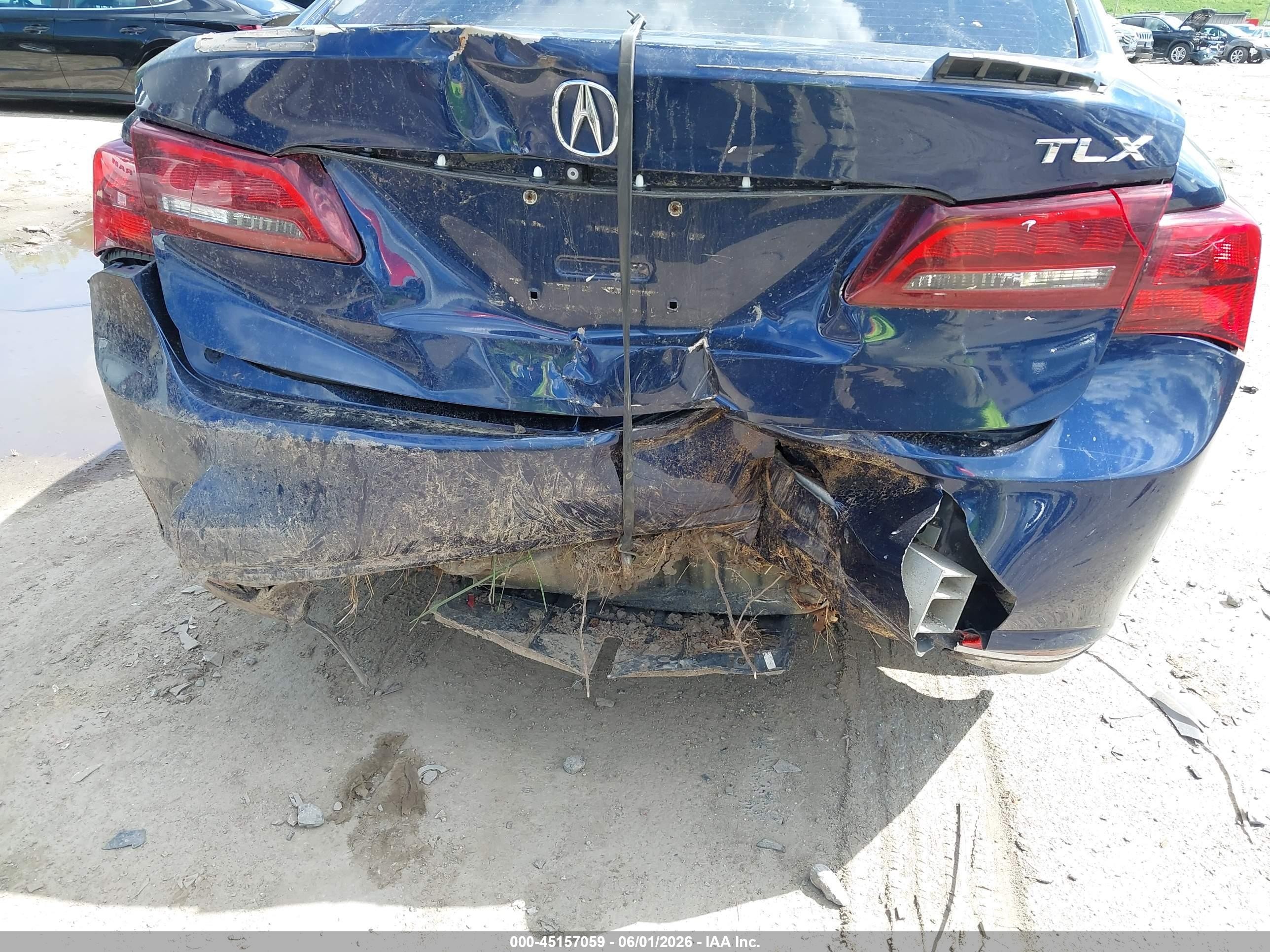 2015 Acura Tlx V6 Navy vin: 19UUB2F3XFA006708