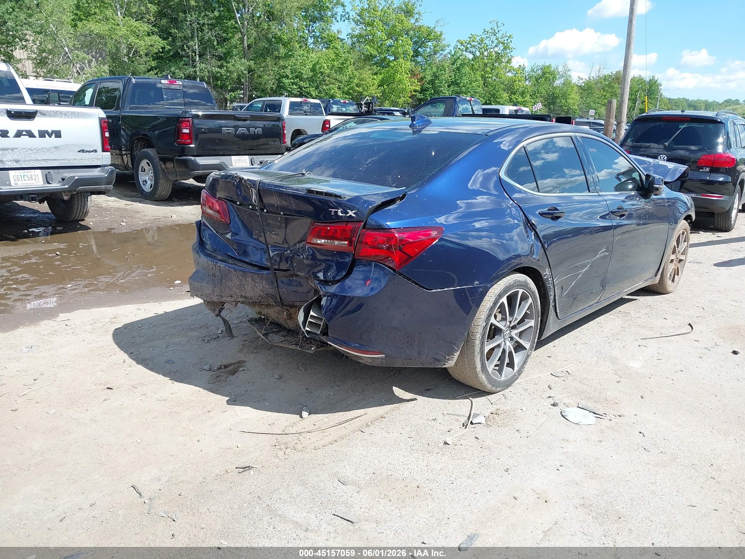 2015 Acura Tlx V6 Navy vin: 19UUB2F3XFA006708