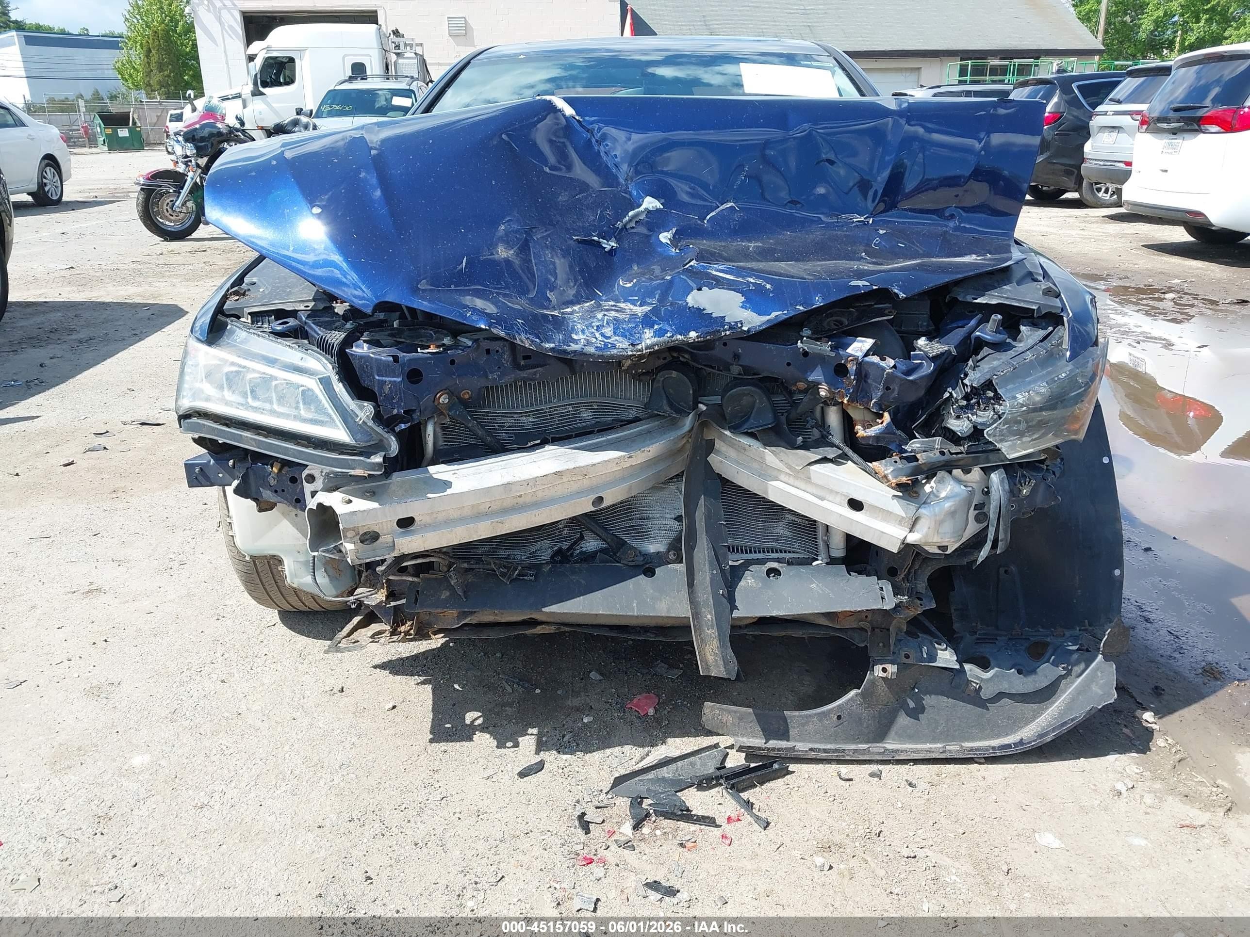 2015 Acura Tlx V6 Navy vin: 19UUB2F3XFA006708