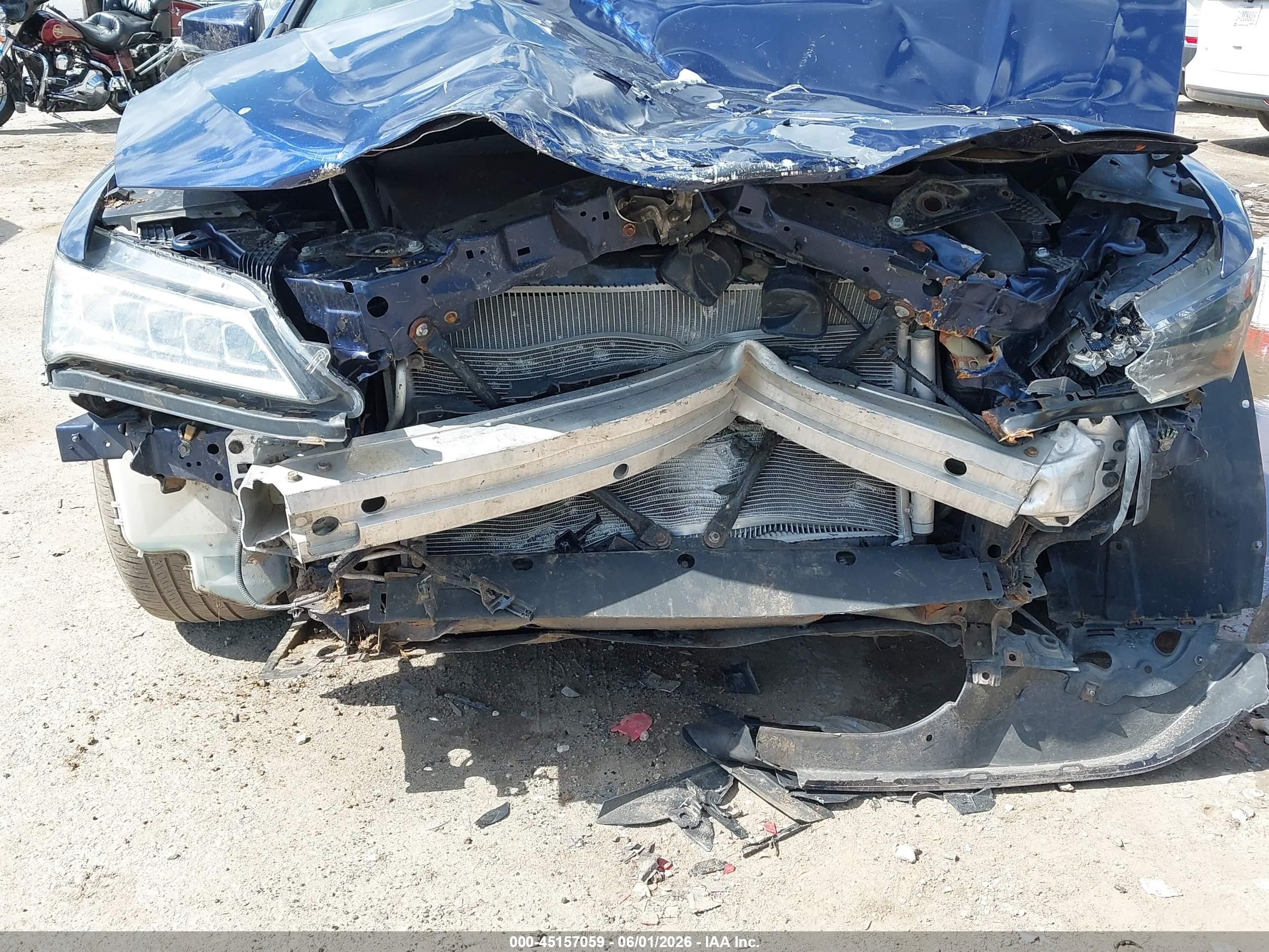 2015 Acura Tlx V6 Navy vin: 19UUB2F3XFA006708