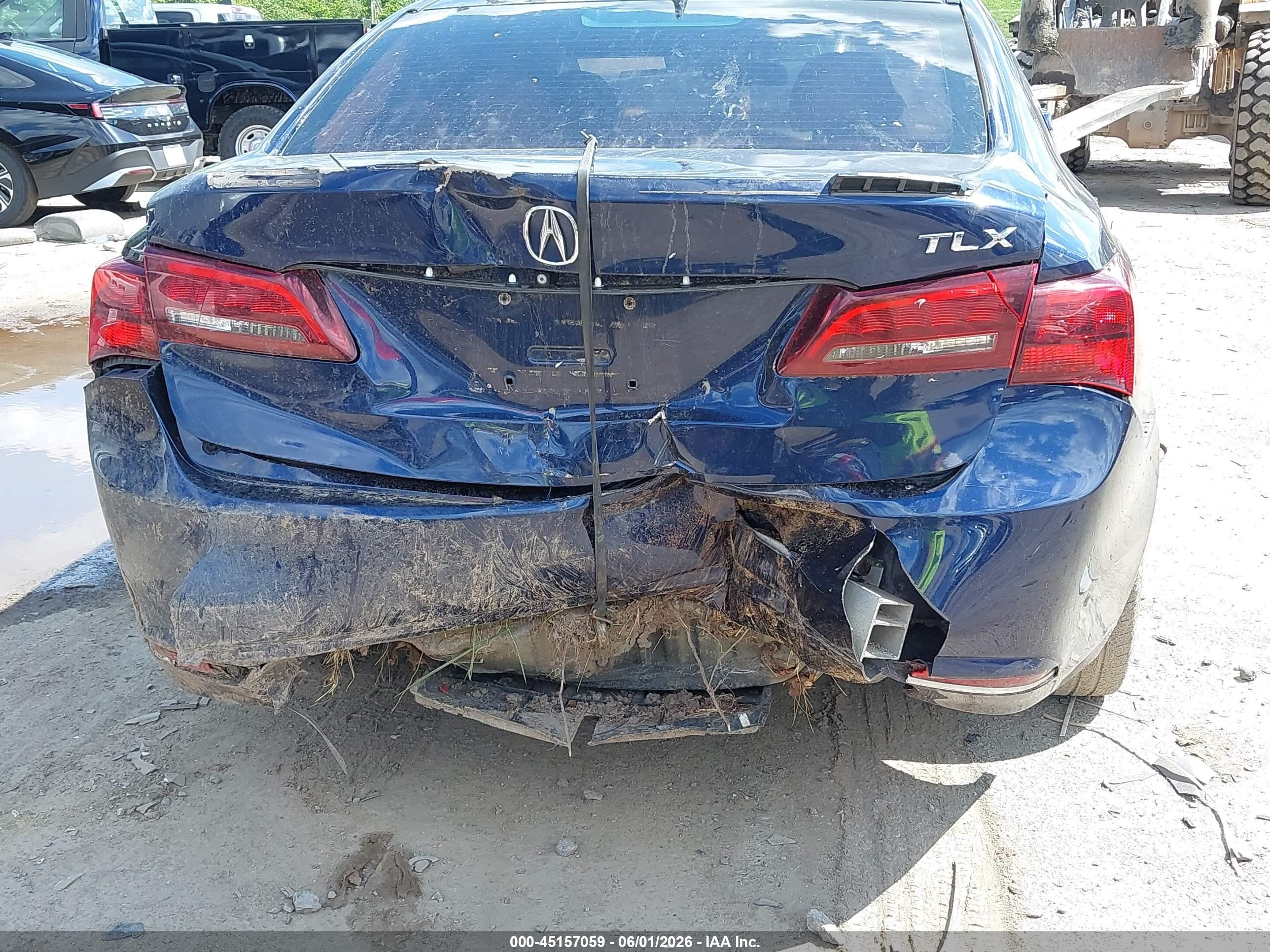 2015 Acura Tlx V6 Navy vin: 19UUB2F3XFA006708