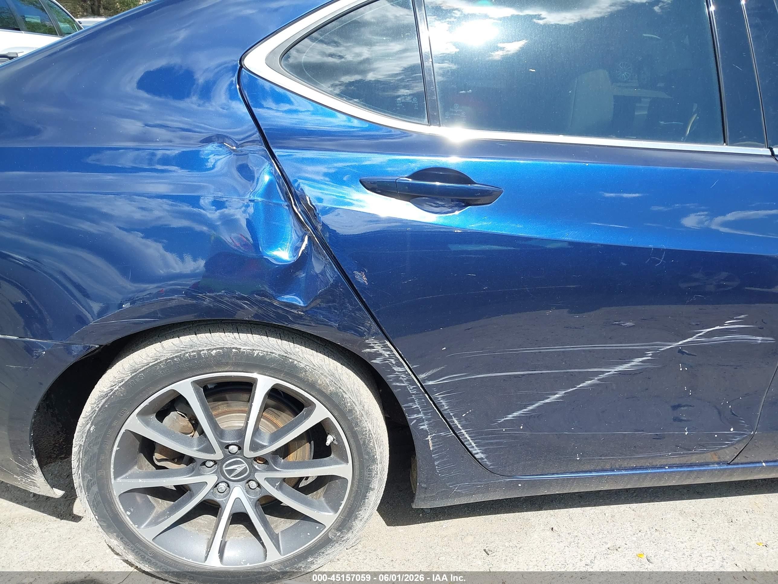 2015 Acura Tlx V6 Navy vin: 19UUB2F3XFA006708