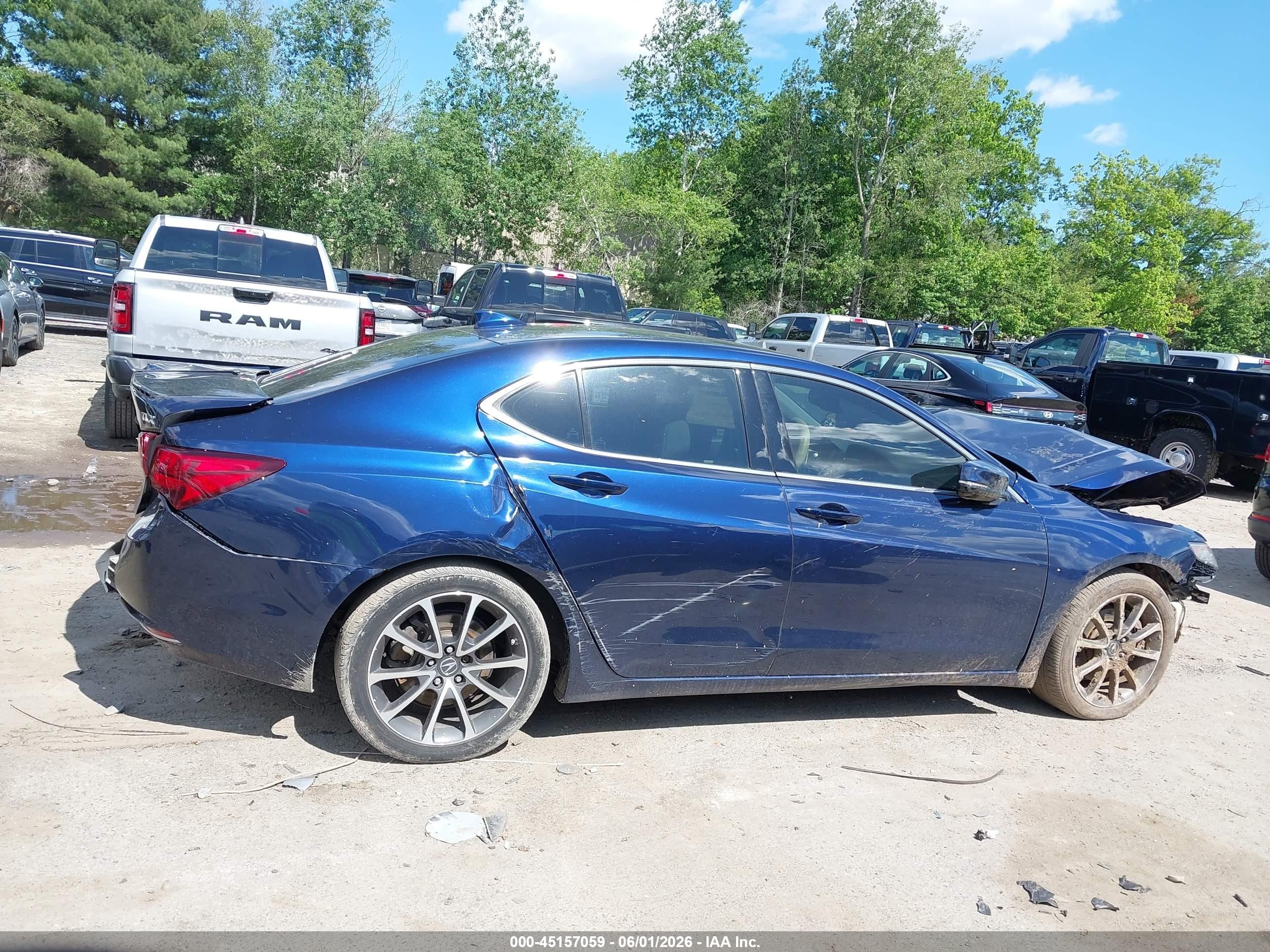 2015 Acura Tlx V6 Navy vin: 19UUB2F3XFA006708