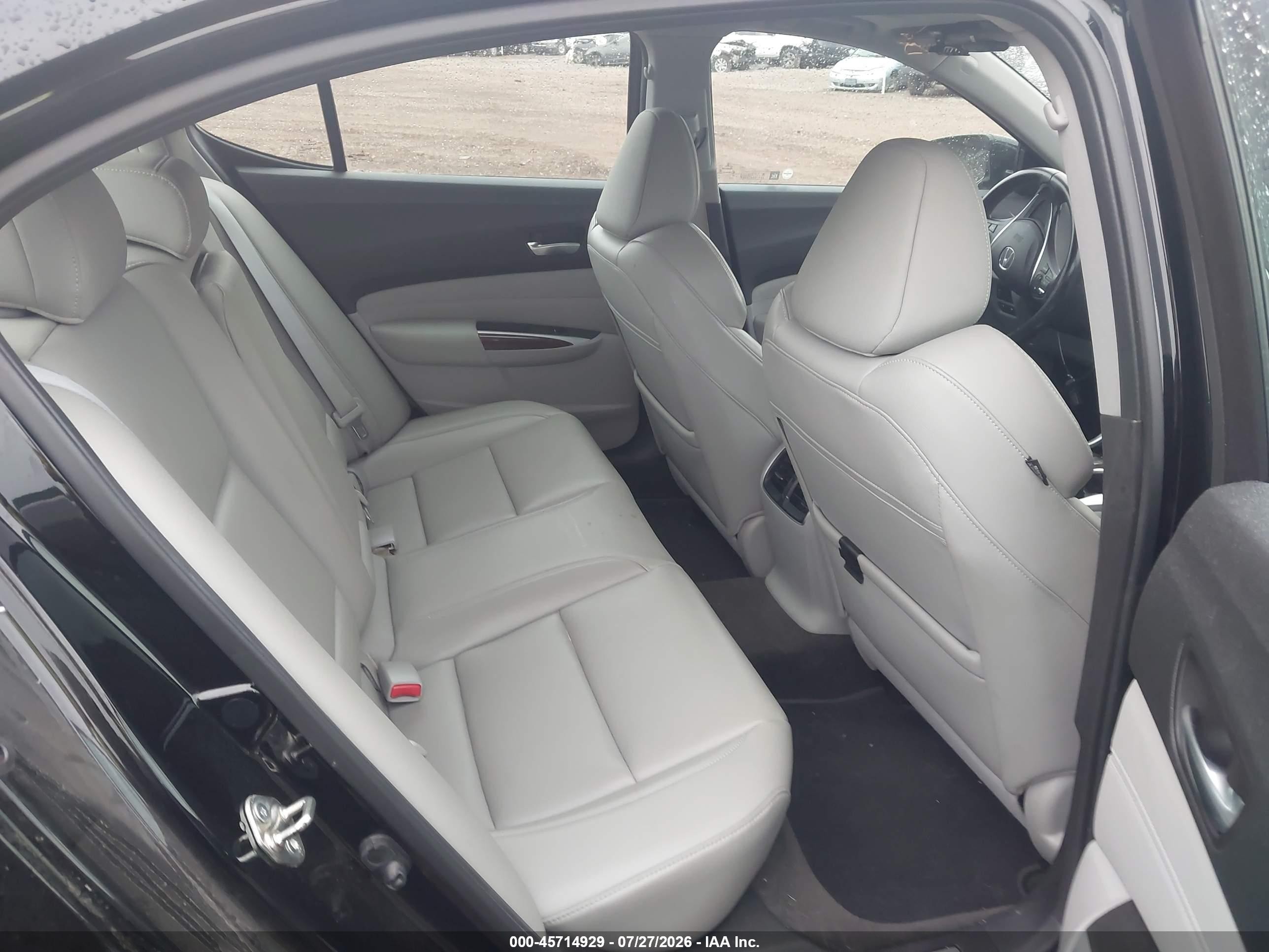 2015 Acura Tlx V6 Black vin: 19UUB2F3XFA023847