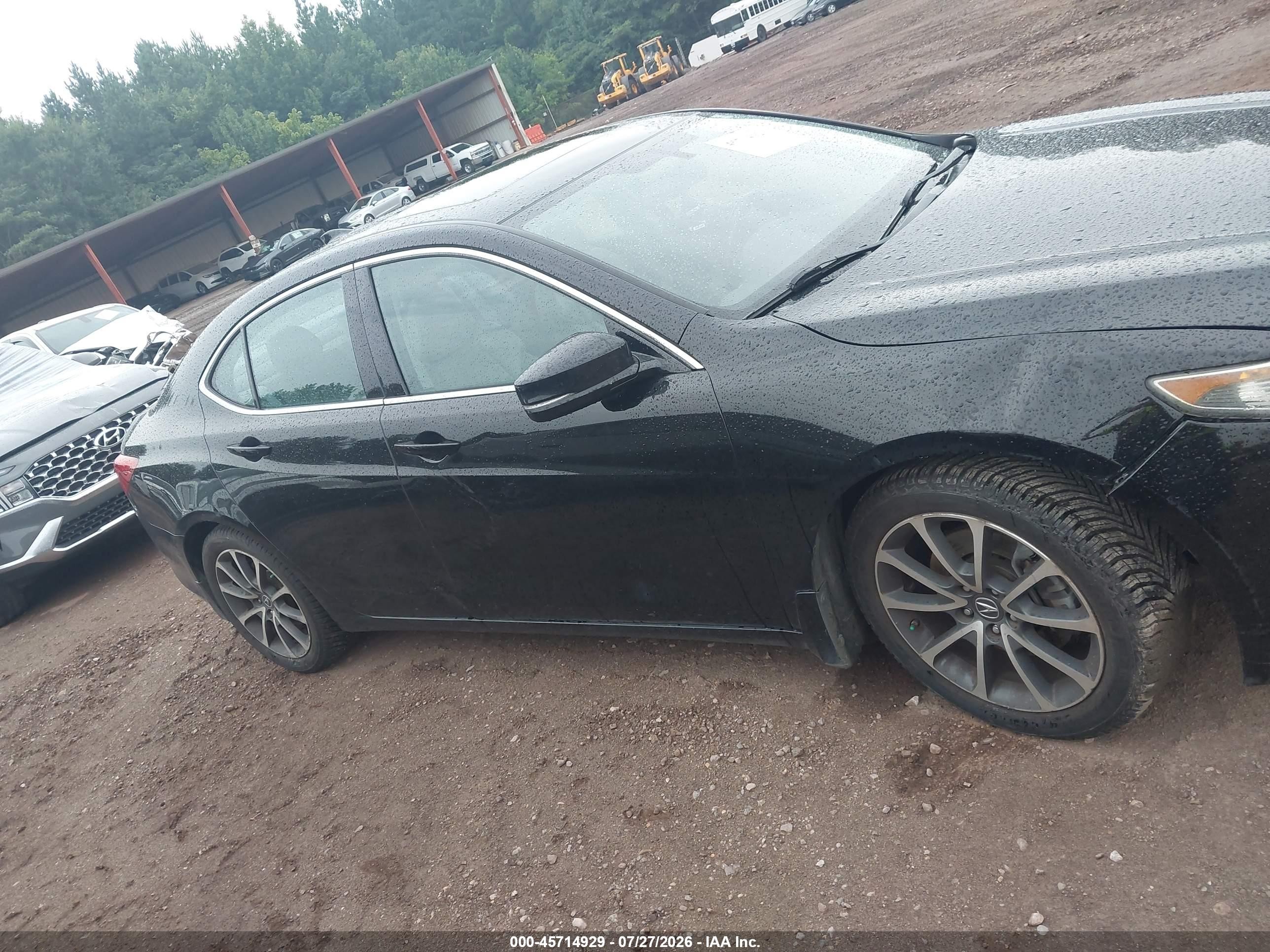 2015 Acura Tlx V6 Black vin: 19UUB2F3XFA023847