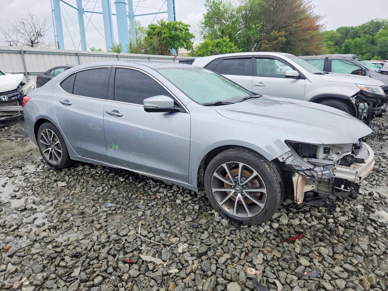 2017 Acura Tlx Серый vin: 19UUB2F3XHA000605