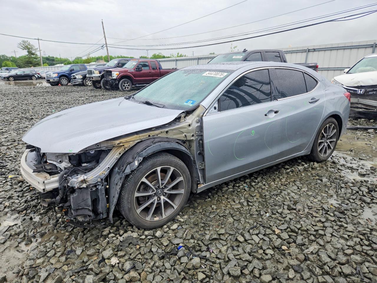 2017 Acura Tlx Серый vin: 19UUB2F3XHA000605