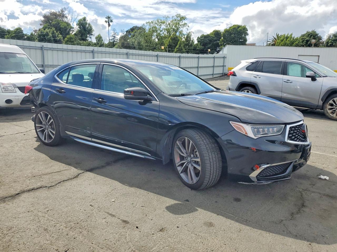 2019 Acura Tlx Technology Черный vin: 19UUB2F46KA000956