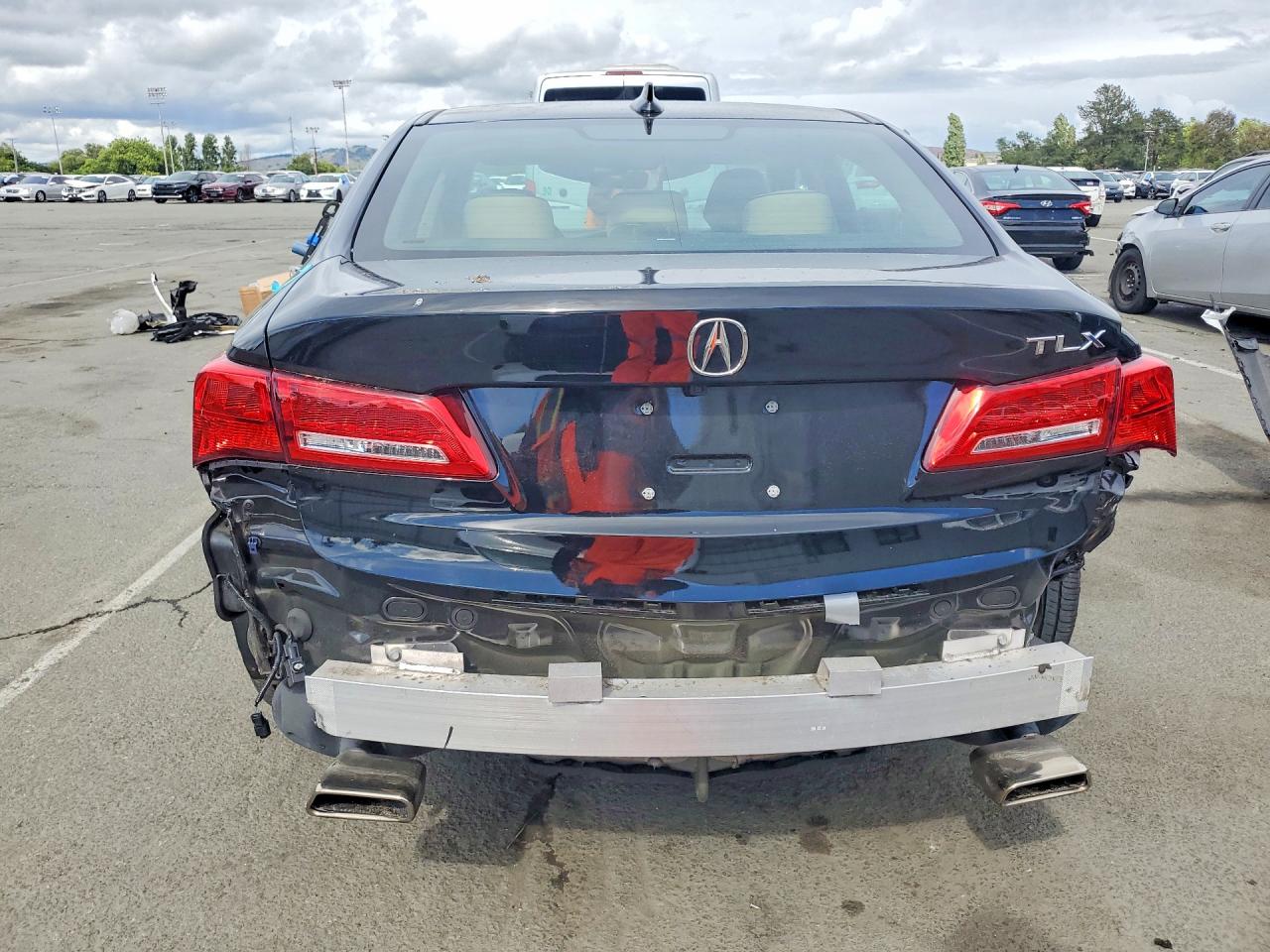 2019 Acura Tlx Technology Черный vin: 19UUB2F46KA000956