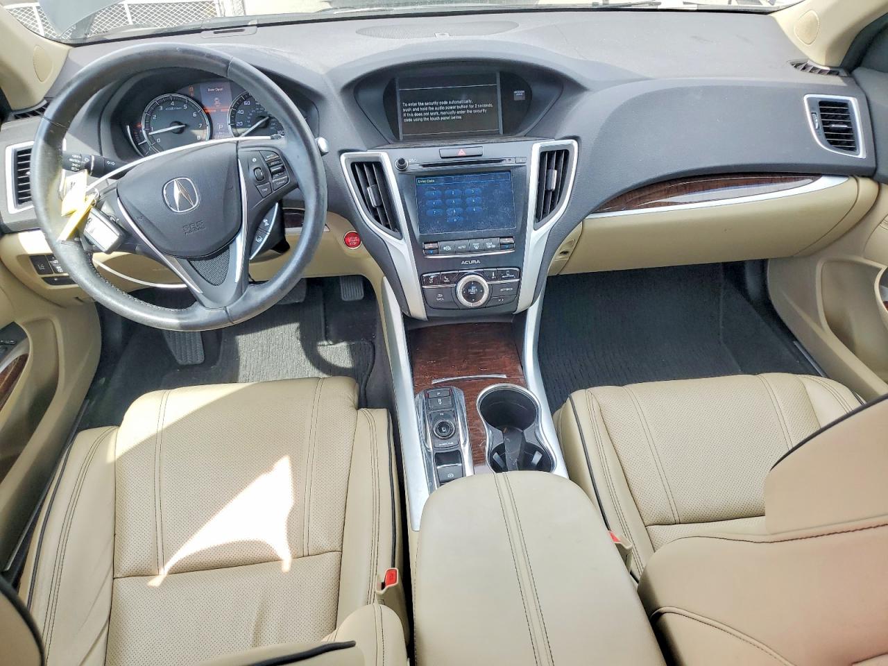 2019 Acura Tlx Technology Черный vin: 19UUB2F46KA000956