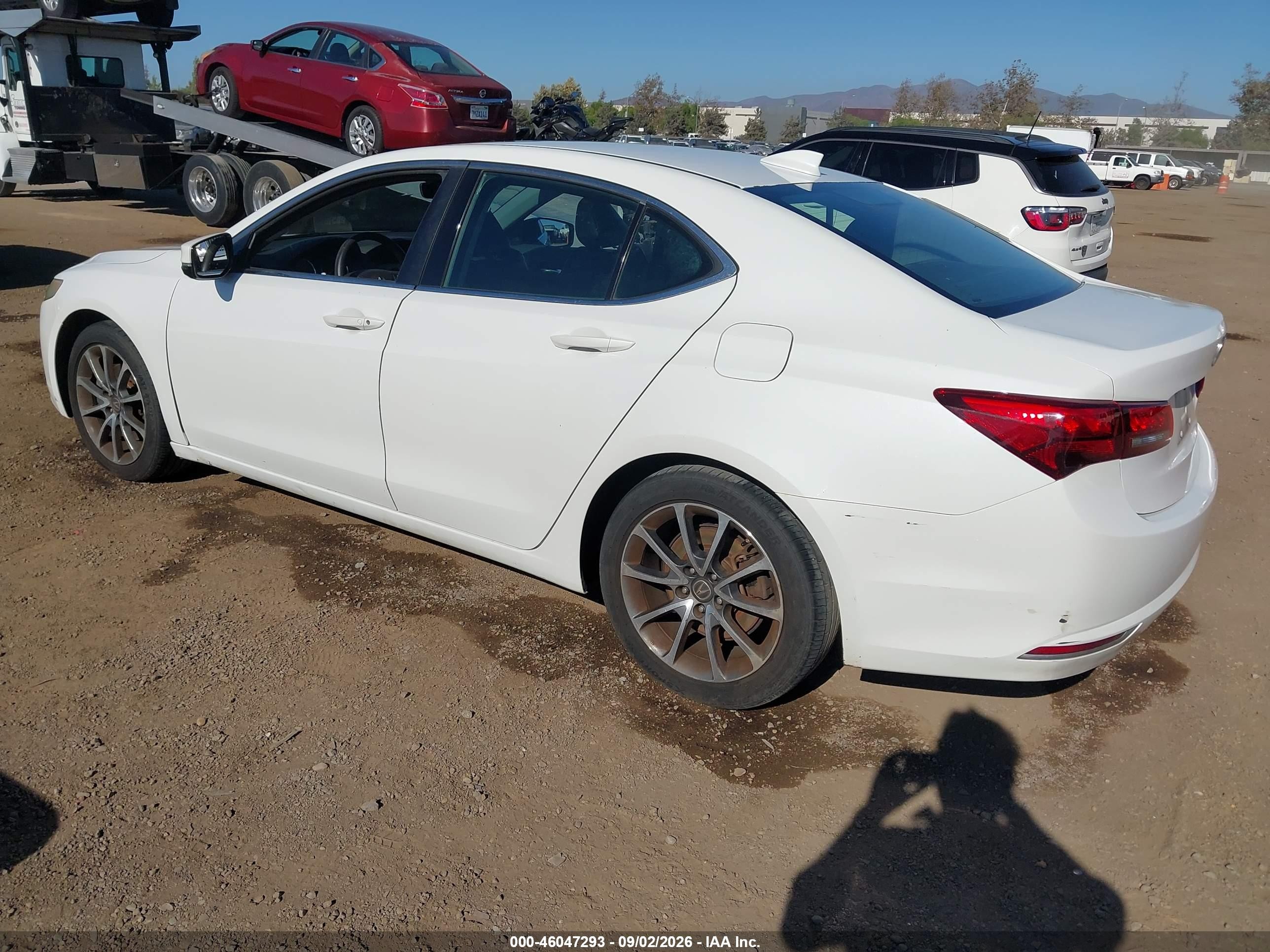 2015 Acura Tlx V6 Tech White vin: 19UUB2F50FA001244