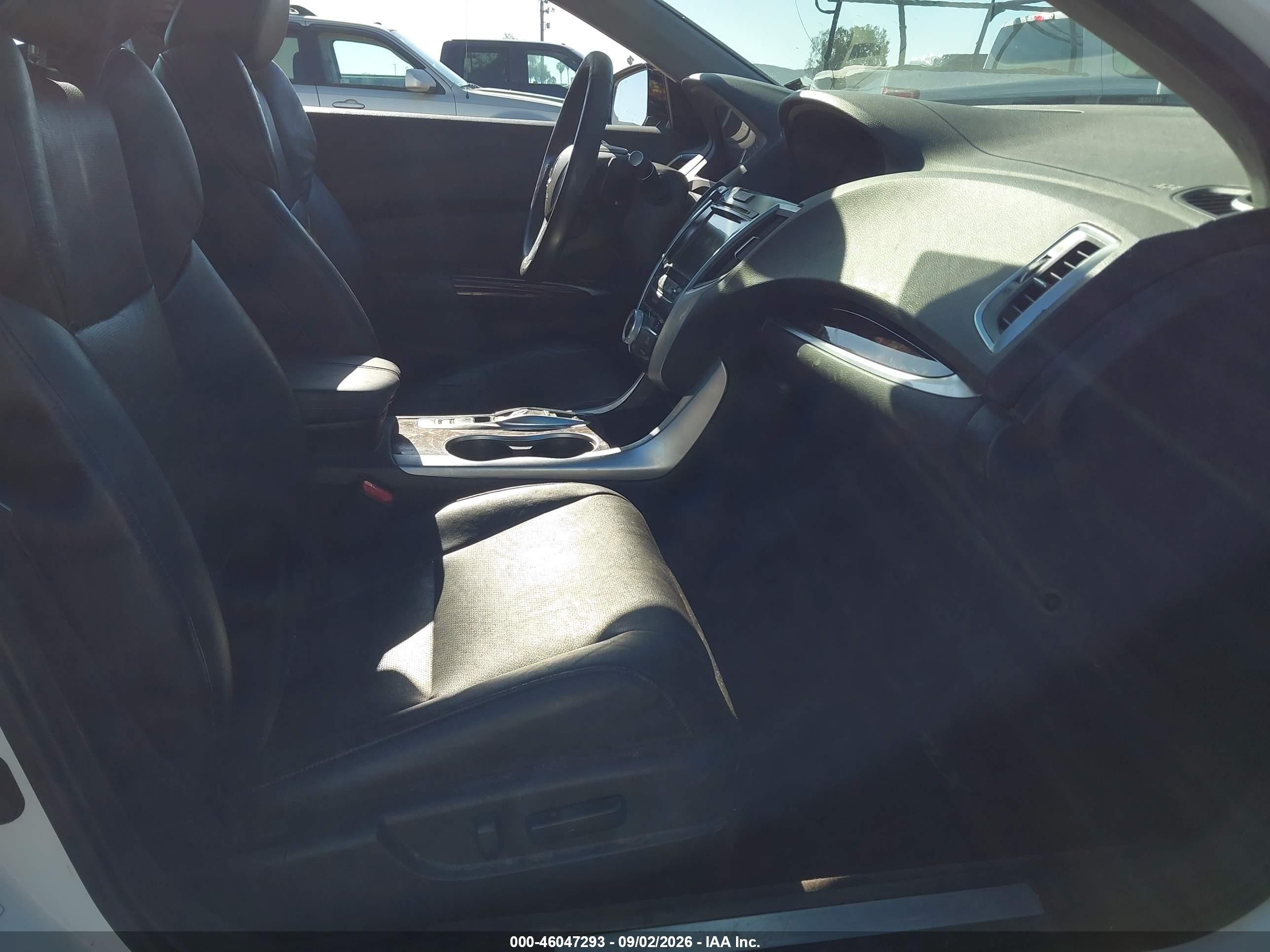 2015 Acura Tlx V6 Tech White vin: 19UUB2F50FA001244