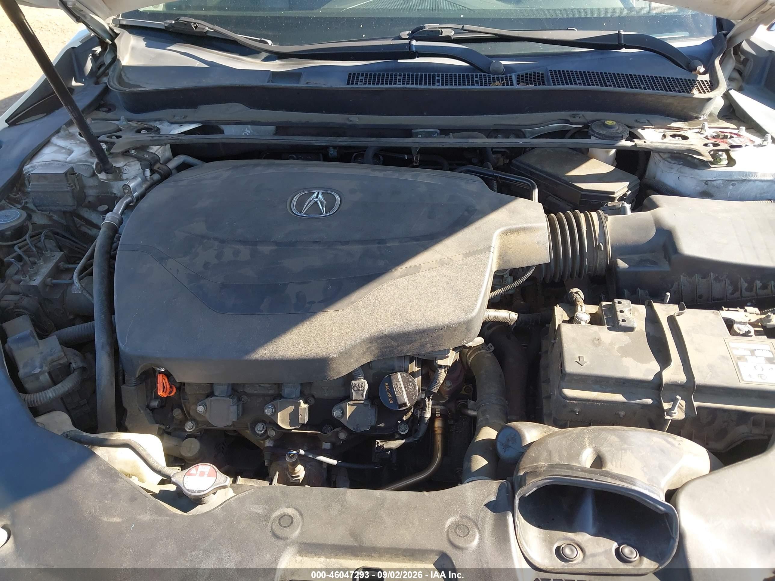 2015 Acura Tlx V6 Tech White vin: 19UUB2F50FA001244