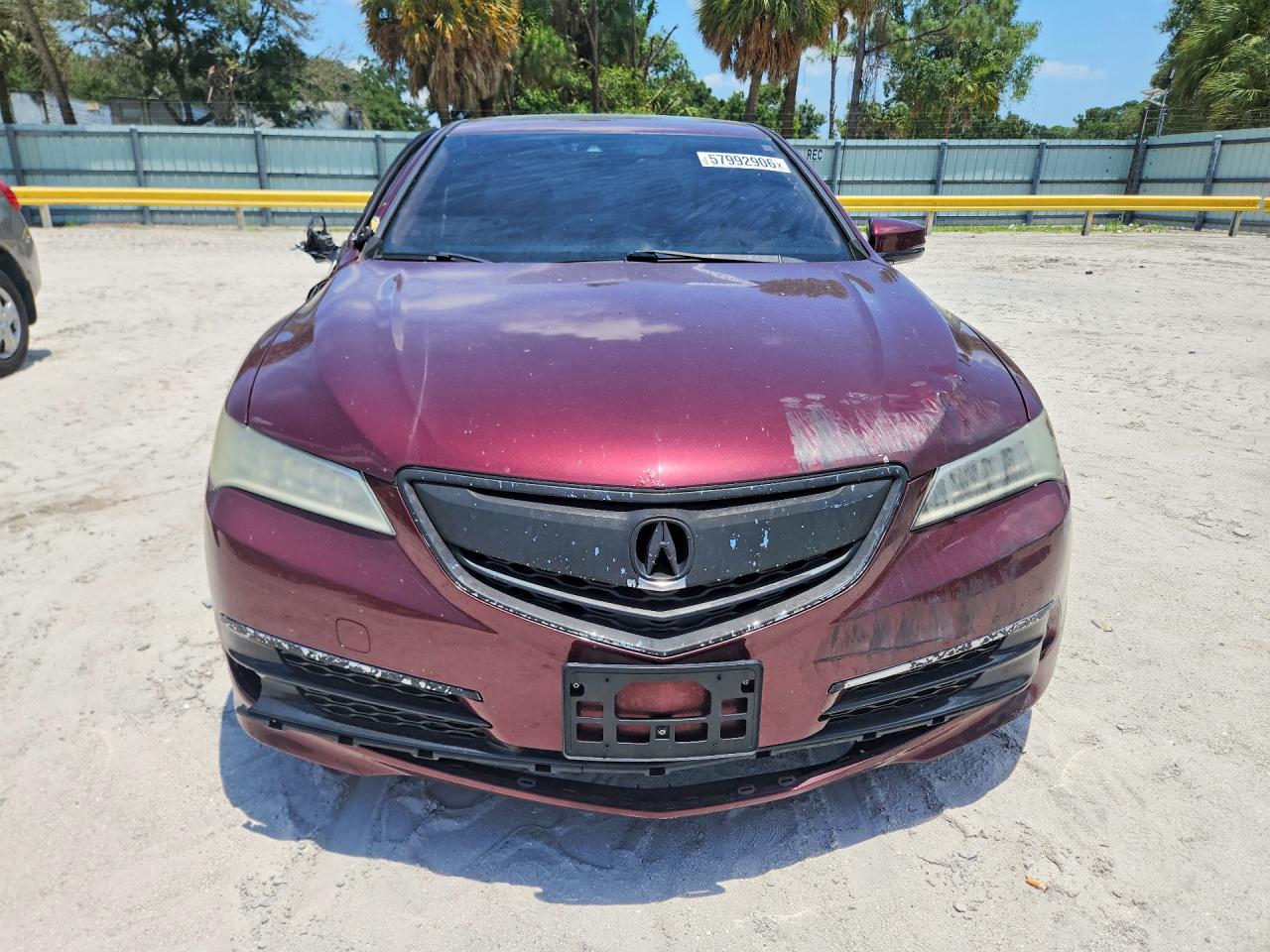 2015 Acura Tlx Tech Burgundy vin: 19UUB2F50FA001731