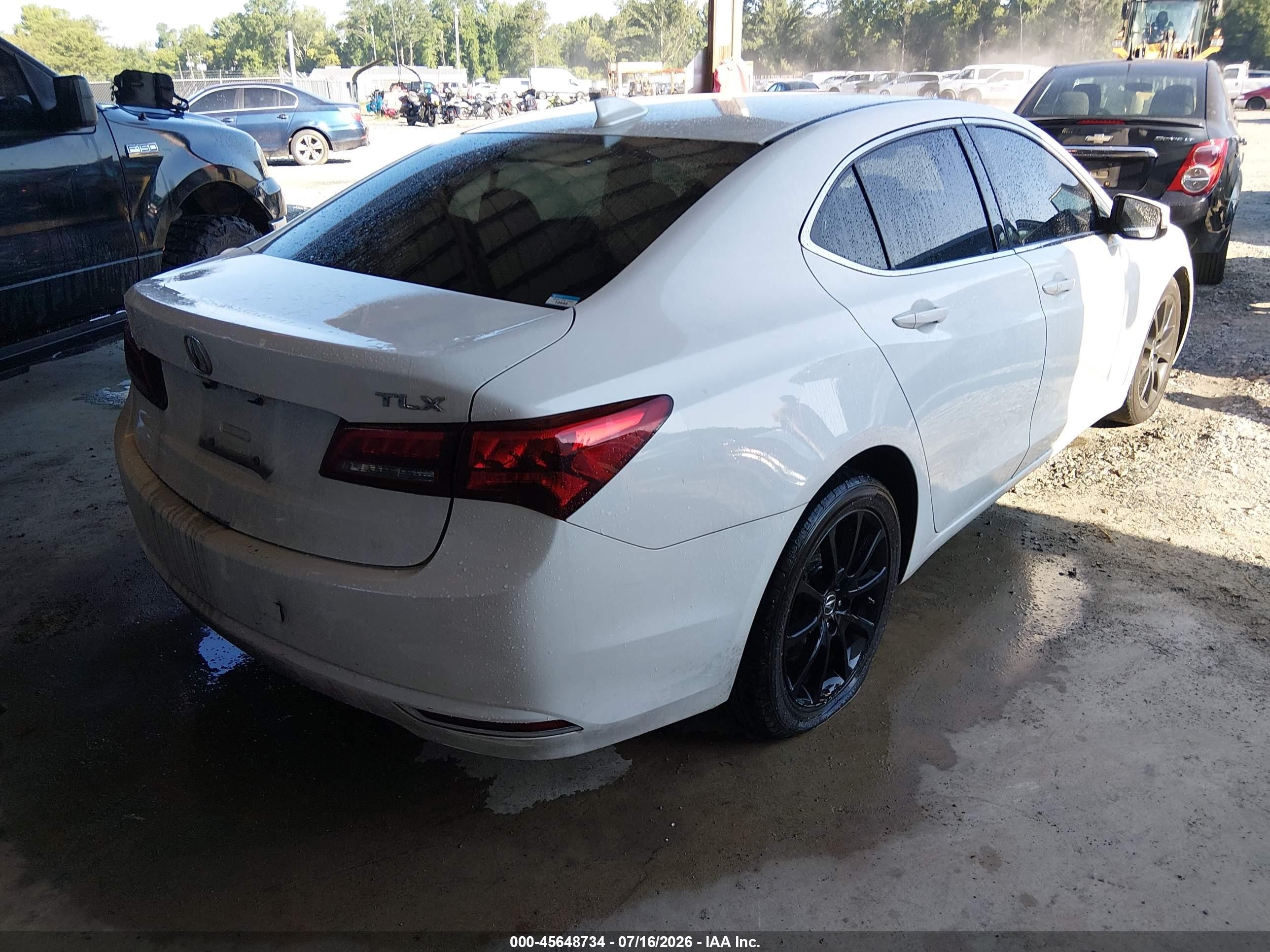 2015 Acura Tlx V6 Tech White vin: 19UUB2F50FA002264